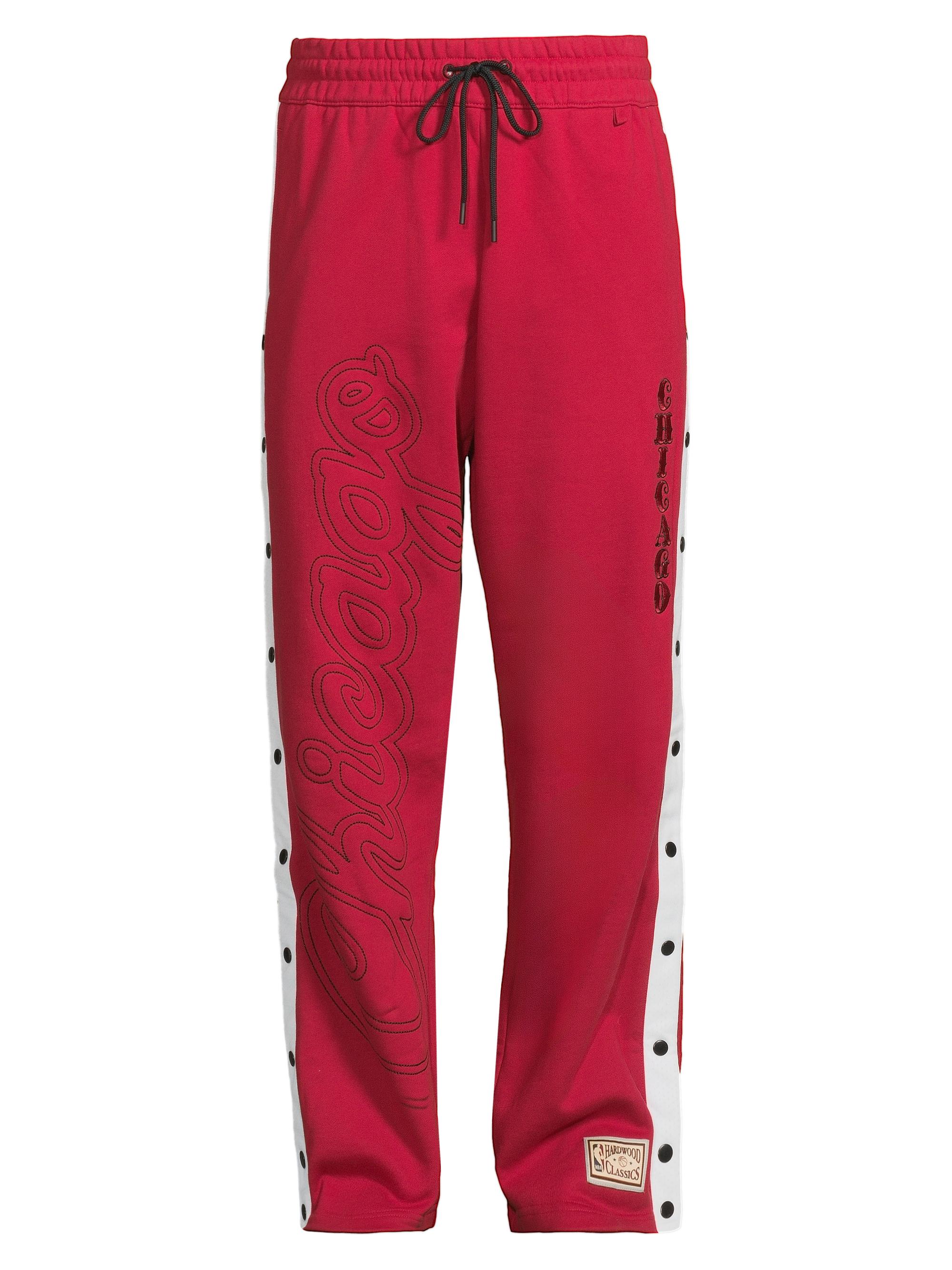 Purple Brand Men's  x Mitchell & Ness Chicago Bulls Snap Pants - Red