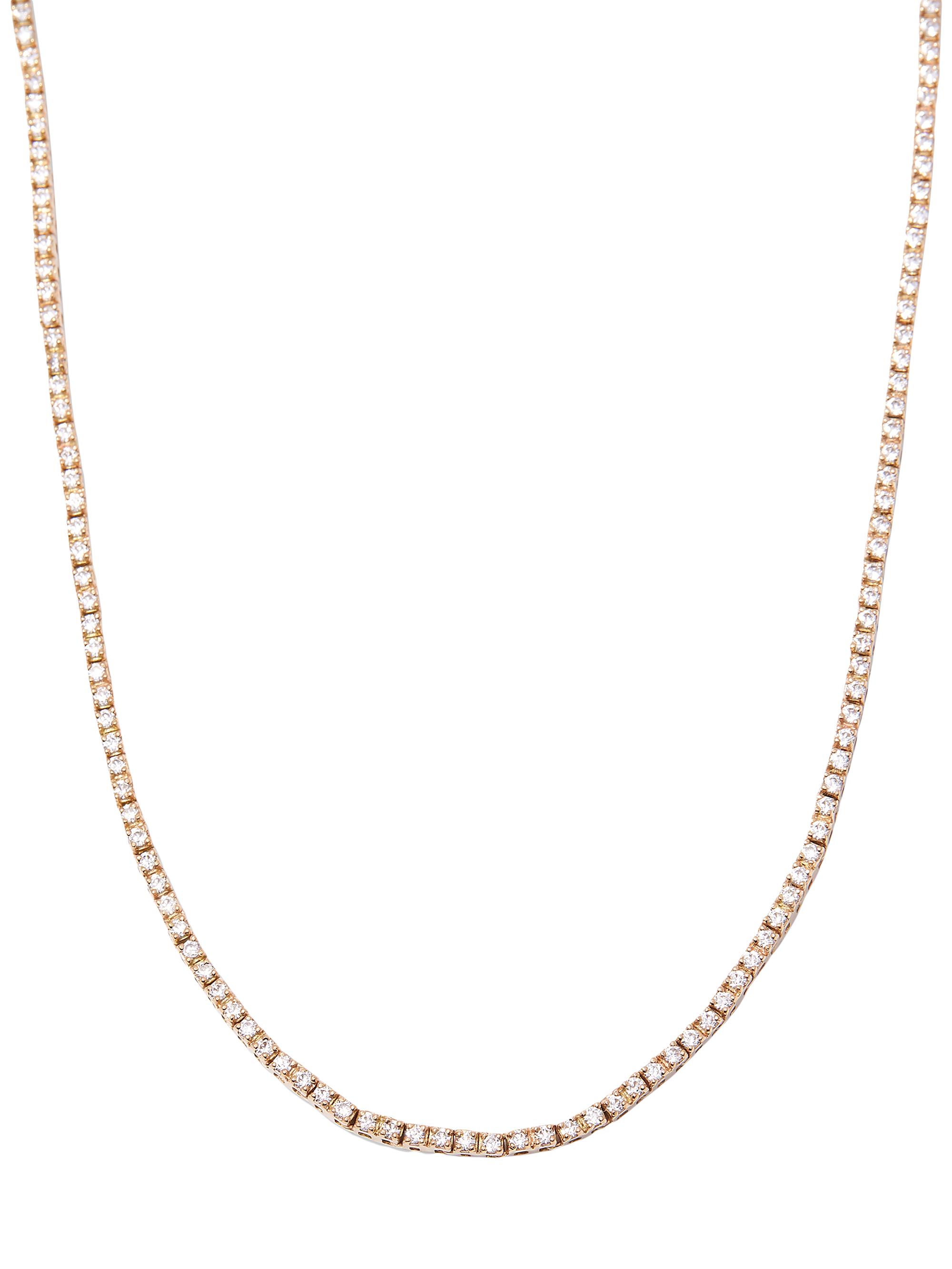 brook & york Women's Vivian 14K Yellow Gold & 2.27 TCW Lab-Grown Diamond Tennis Necklace - Gold
