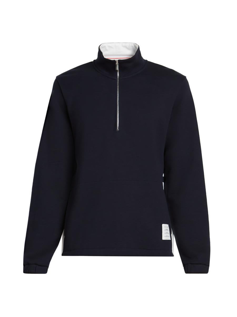 【THOM BROWNE】4BAR ENGINEERED JERSEY ZIPUP HOODIE 0400022126751_LIGHTGREY?wid=