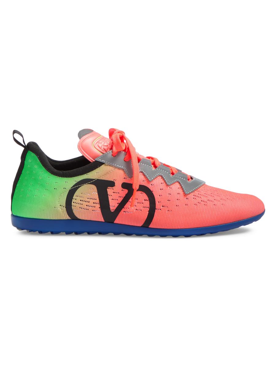 スニーカー Valentino Garavani Valentino Garavani Chromathon Sneakers VALENTINO GARAVANI Chromathon printed perforated leather