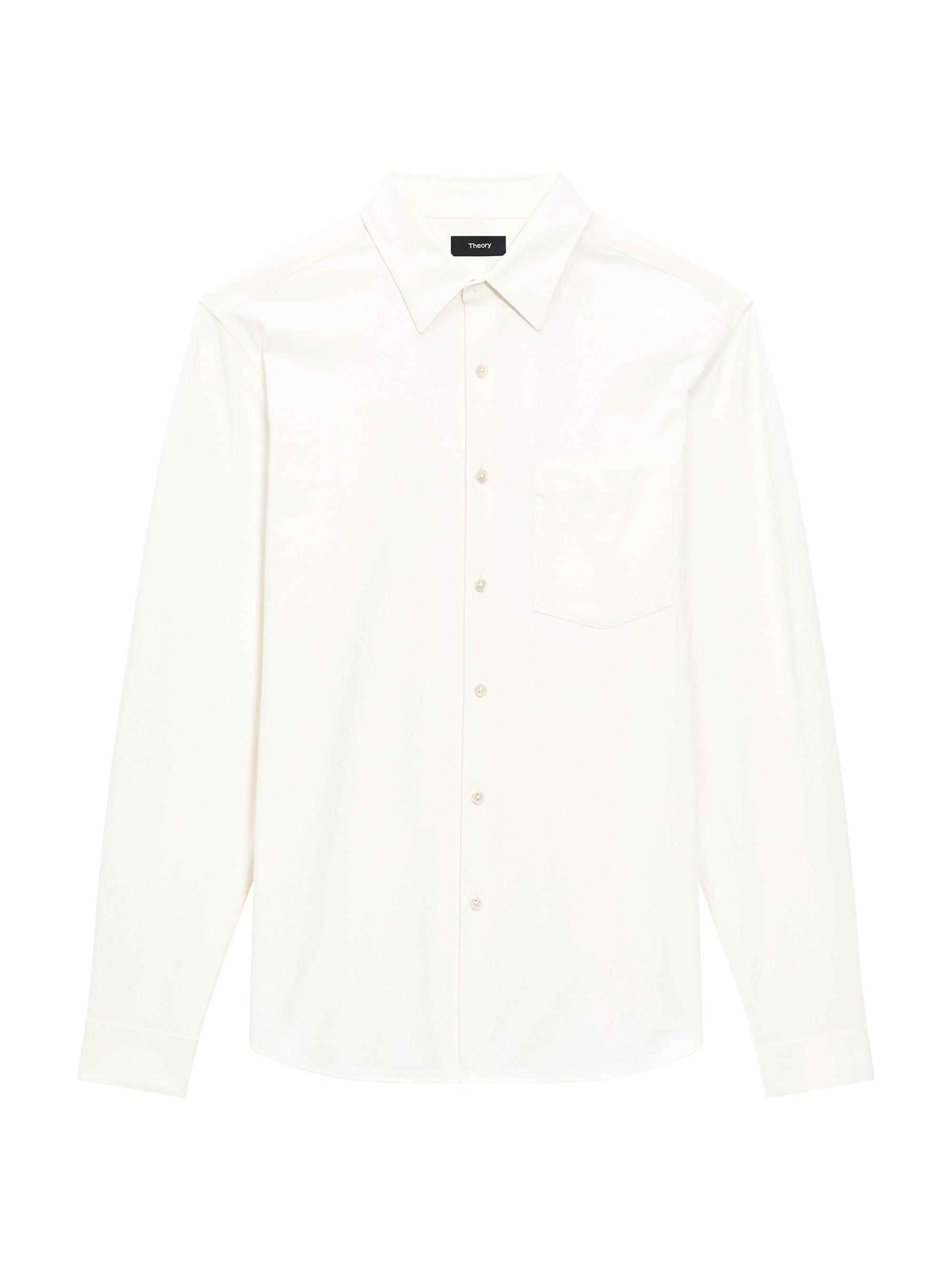 Theory Men's Irving Brushed Pocket Shirt - Pristine