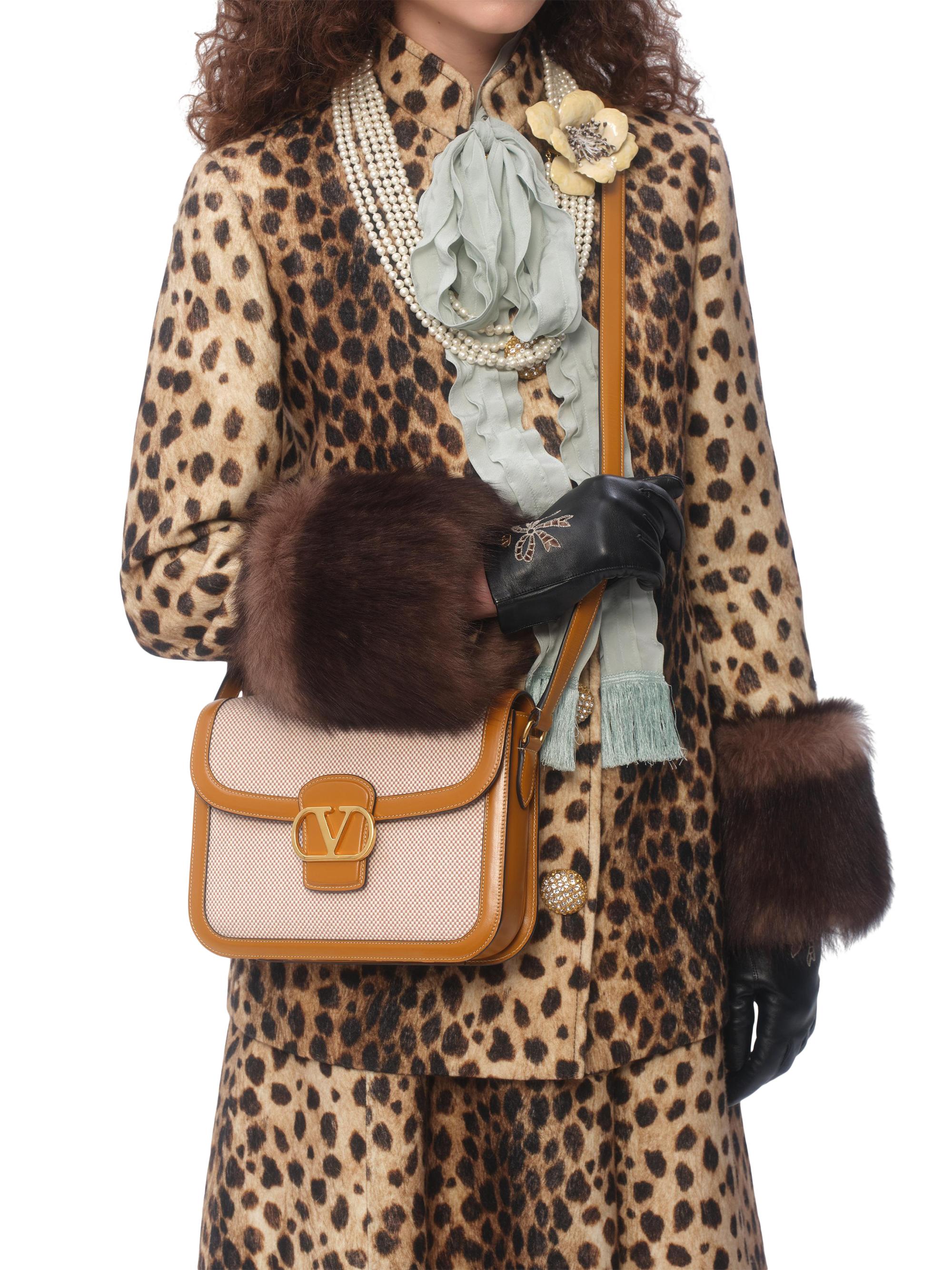 Valentino Garavani 9 to 5 Canvas Shoulder Bag | Saks Fifth Avenue