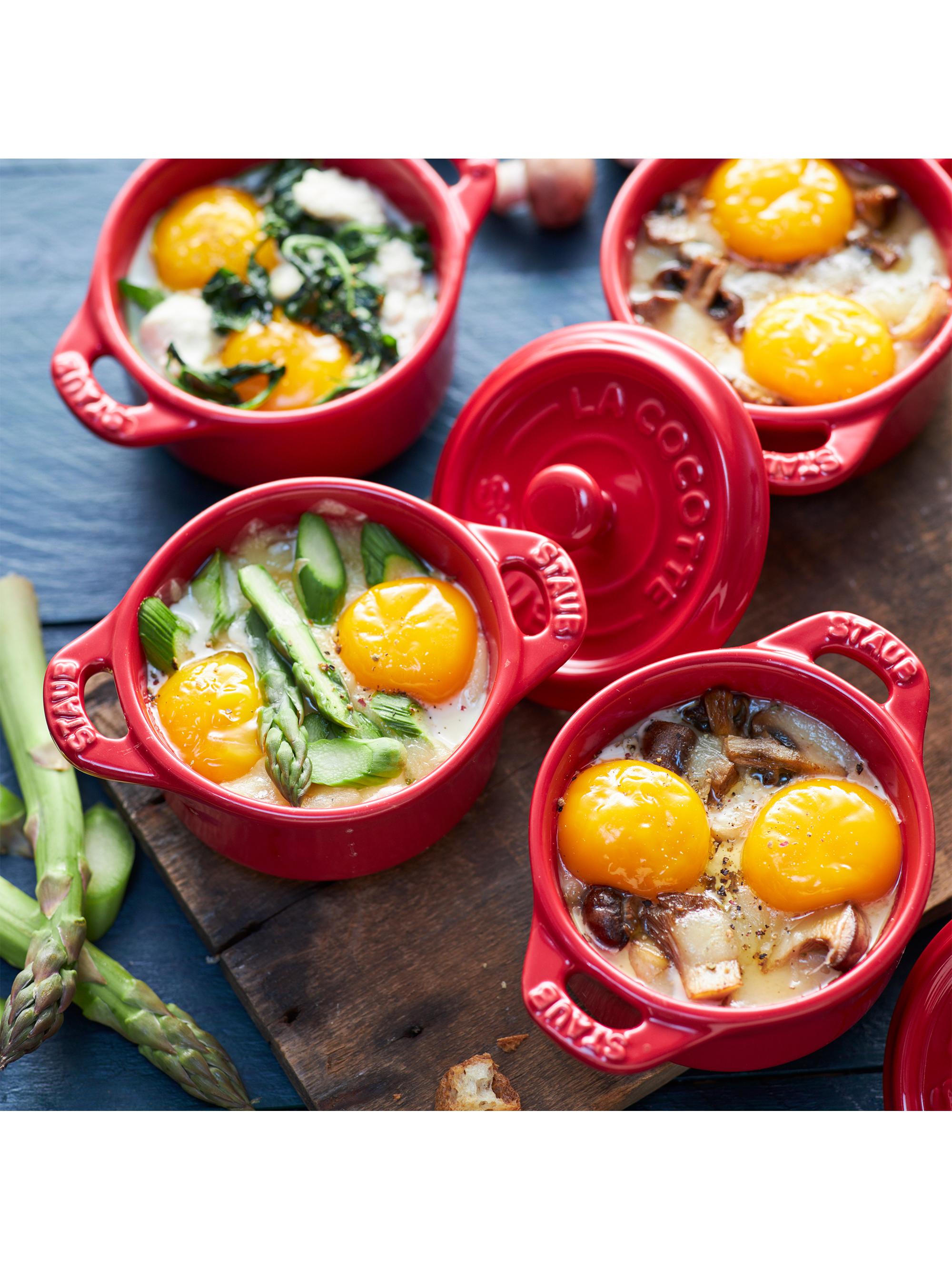 Staub Ceramic 3 Piece Mini Round Cocotte Set | Saks Fifth Avenue