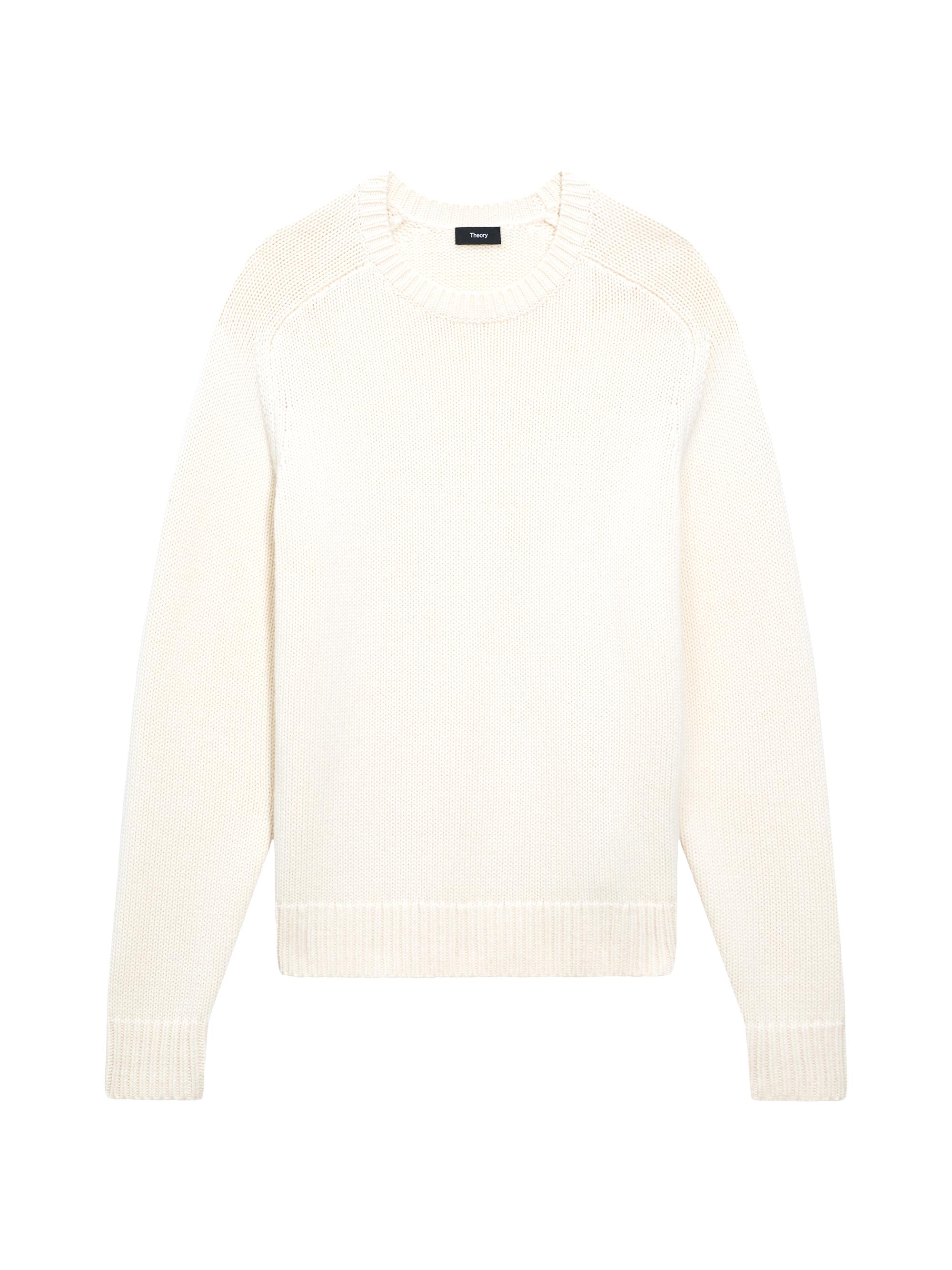 Theory Men's Heavy Wool-Cashmere Crewneck Sweater - Pestel Melange