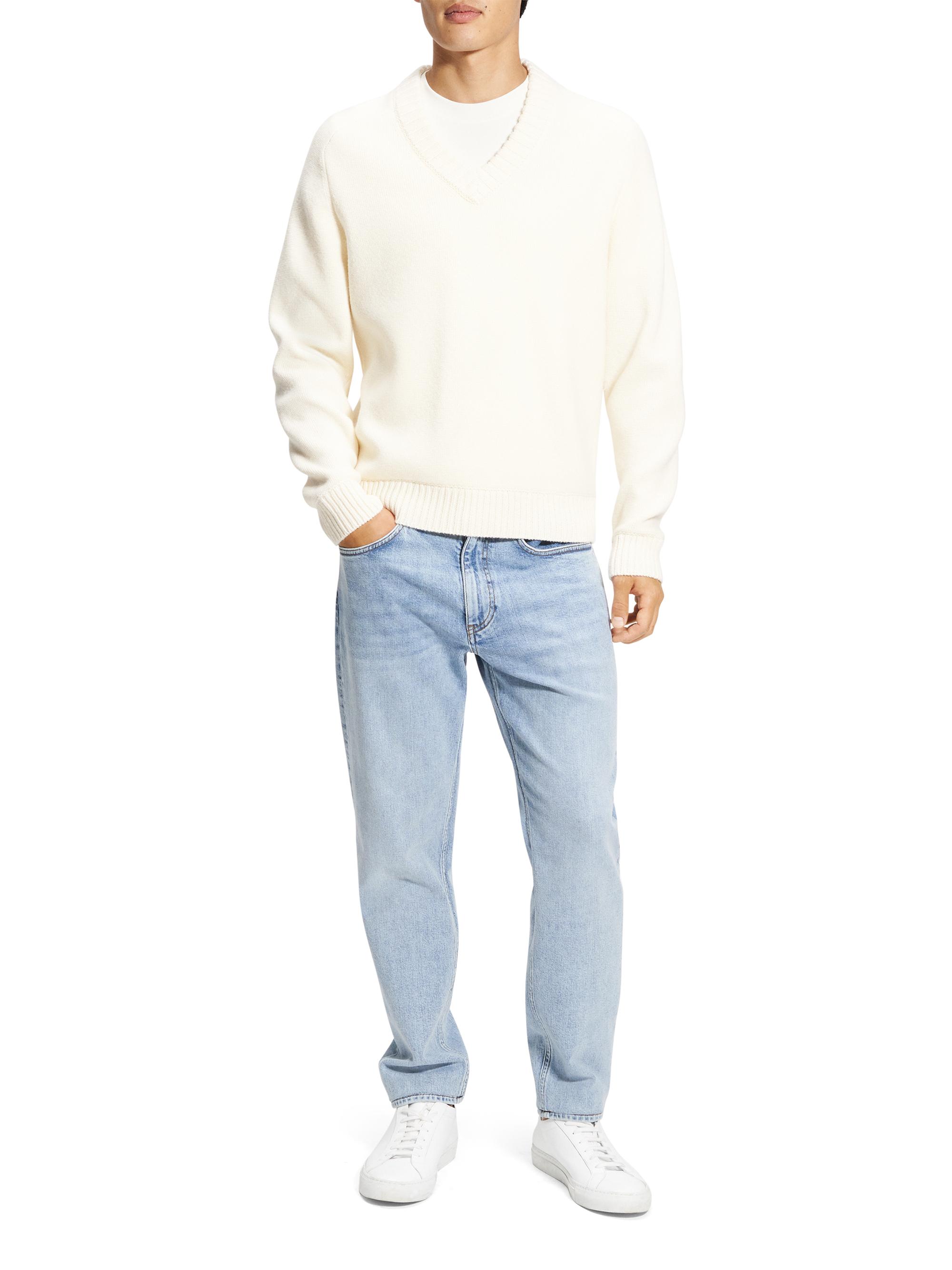 Theory Heavy Wool-Cashmere V-Neck Sweater | Saks Fifth Avenue