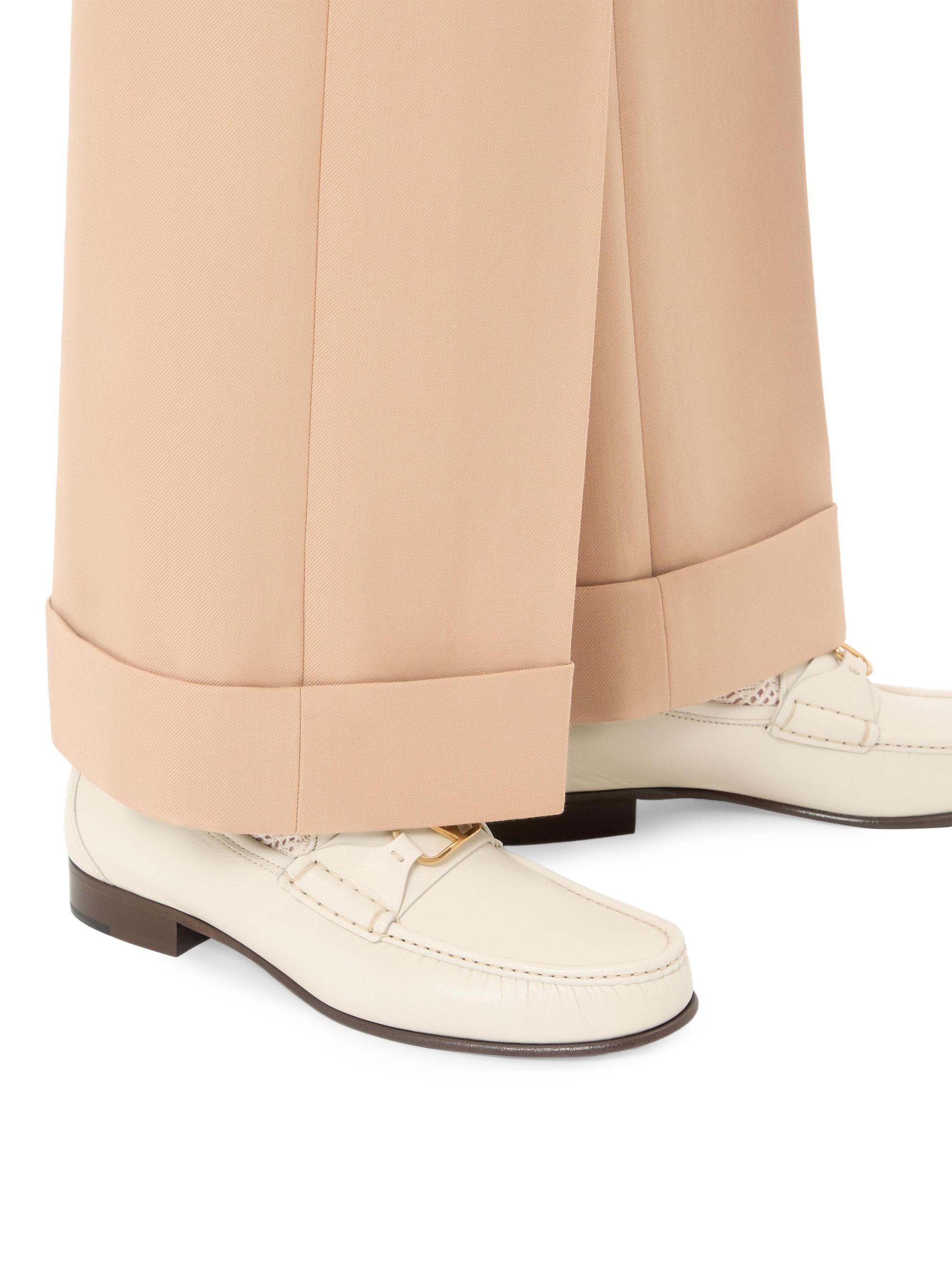 Valentino Garavani VLogo Signature Kidskin Moccasin Loafers | Saks