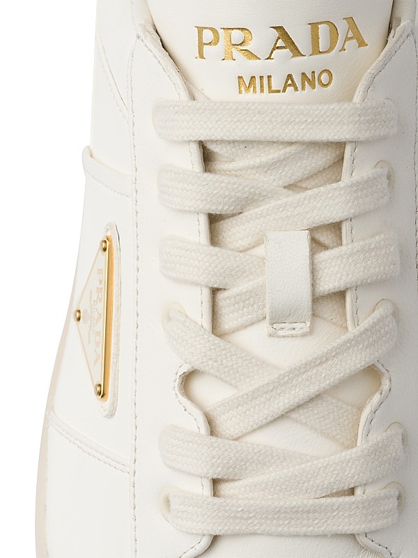 Shop Prada Downtown Nappa Leather Sneakers | Saks Fifth Avenue Shop Prada Downtown Nappa Leather Sneakers | Saks Fifth Avenue