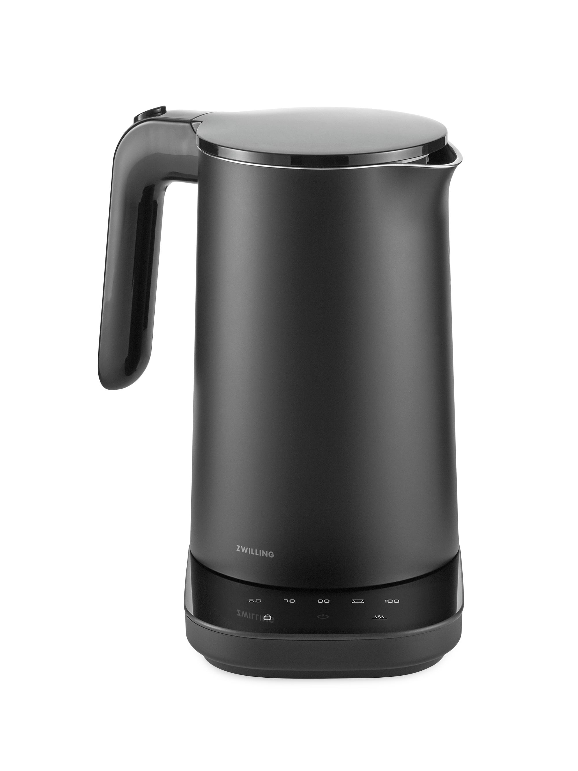 ZWILLING J.A. Henckels Enfinigy Cool Touch 1 Liter Electric Kettle Pro, Cordless Tea Kettle & Hot Water - Black