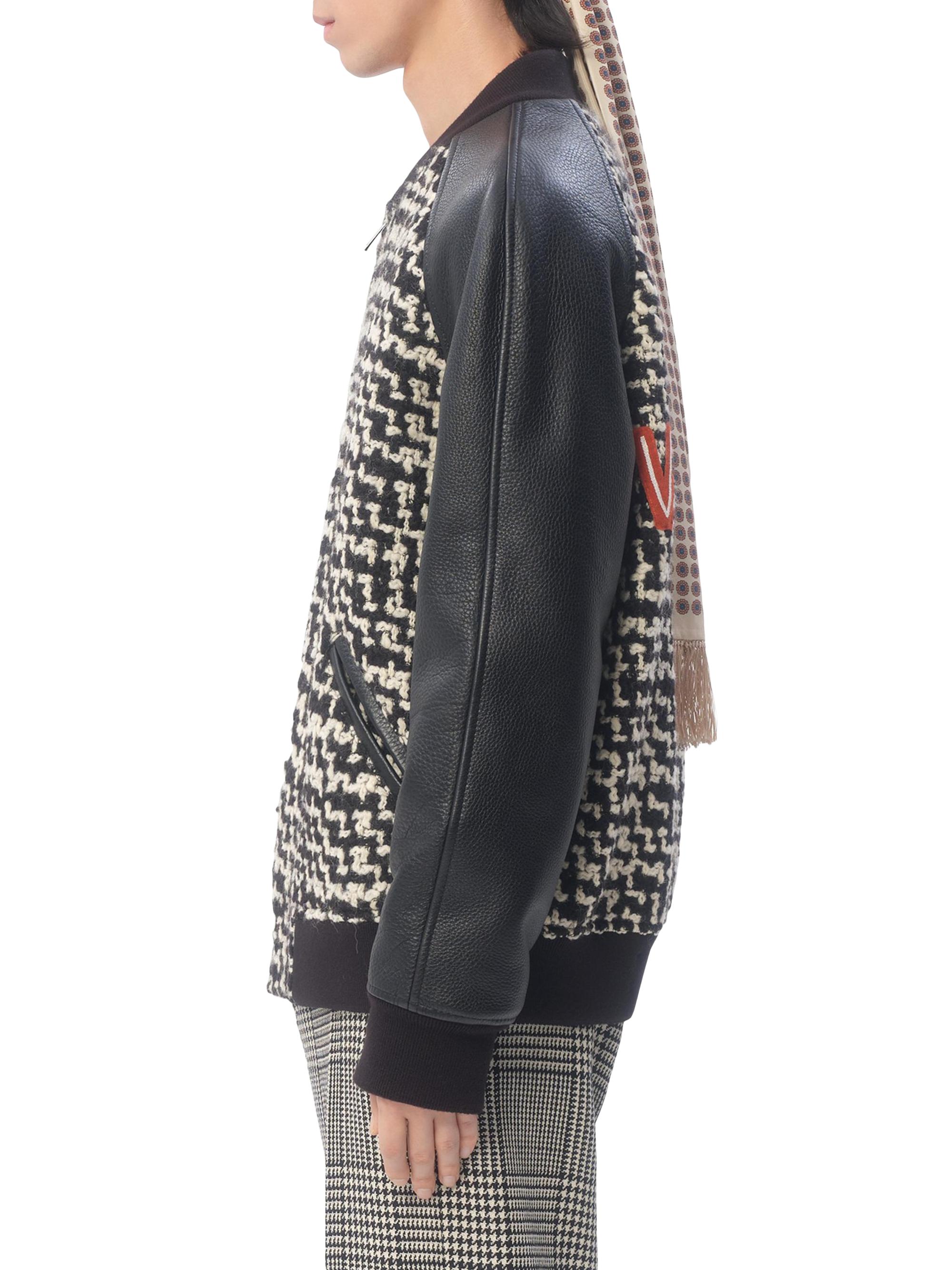Valentino Garavani Wool Tweed Bomber Jacket with Chez Valentino