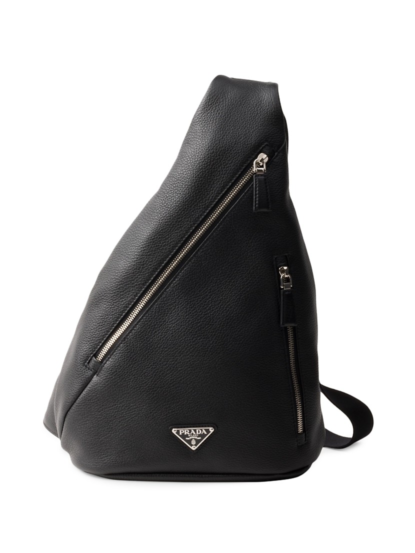 Shop Prada Cross Leather Bag | Saks Fifth Avenue Shop Prada Cross Leather Bag | Saks Fifth Avenue