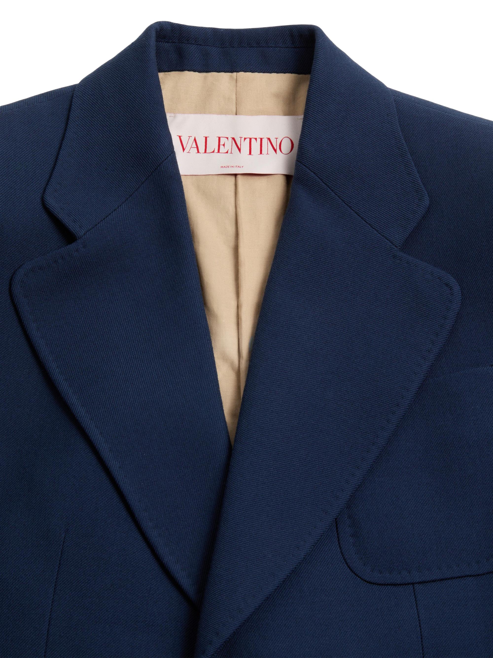 Valentino Garavani Single-Breasted Wool Gabardine Jacket | Saks