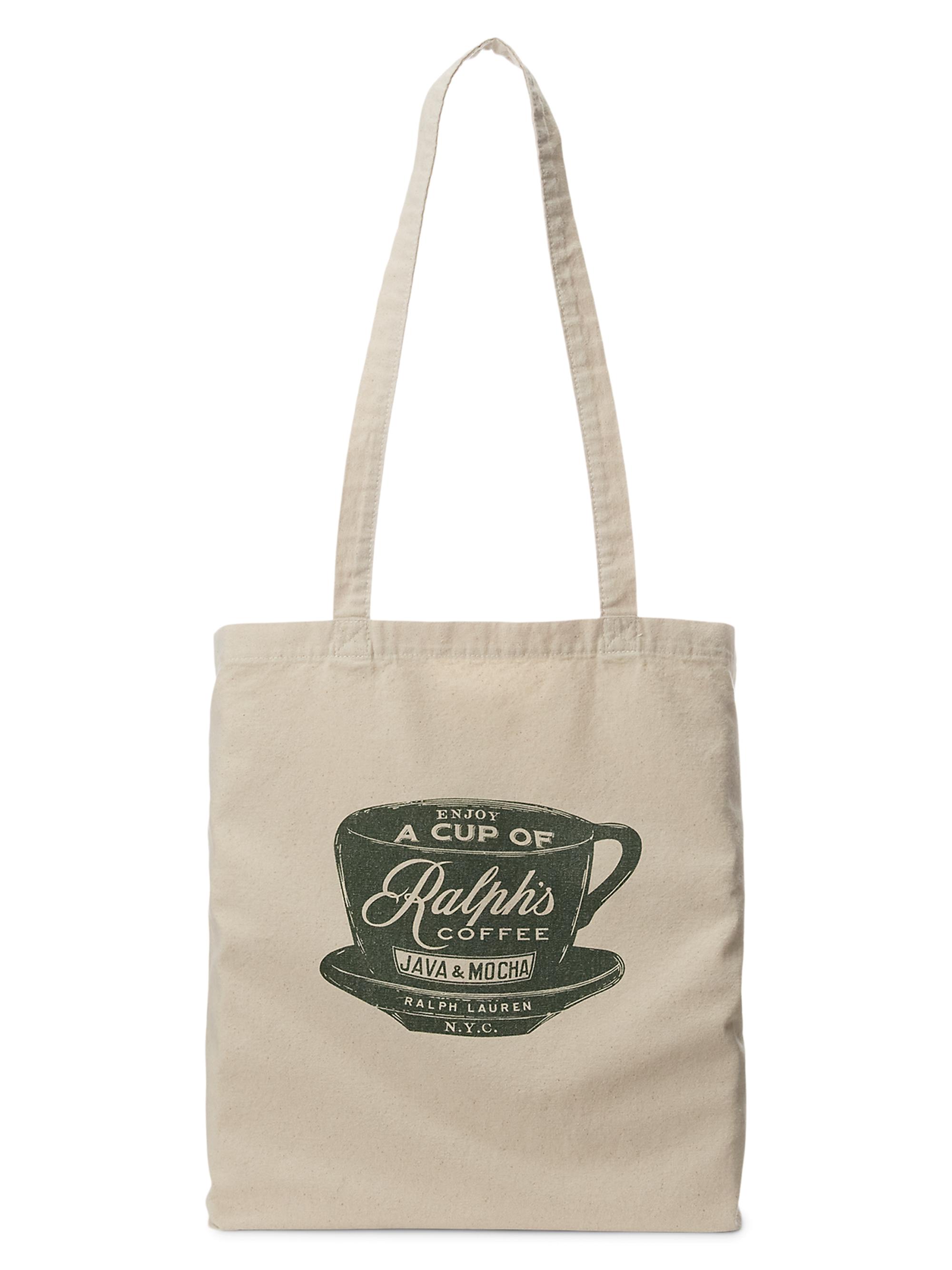 Ralph Lauren RL Coffee Tote - Cream Green