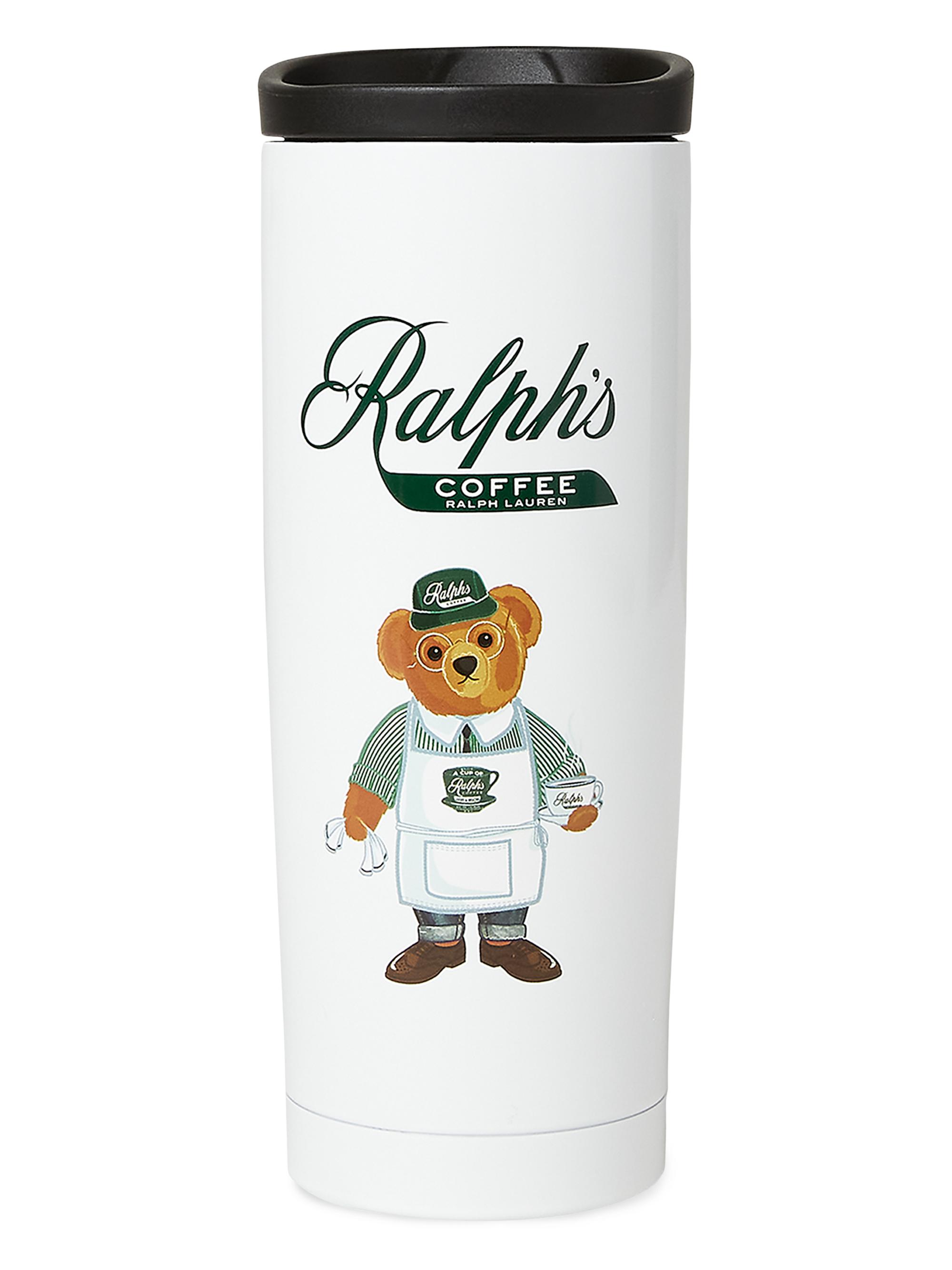 Ralph Lauren Ralph's Barista Bear Tumbler - White Green