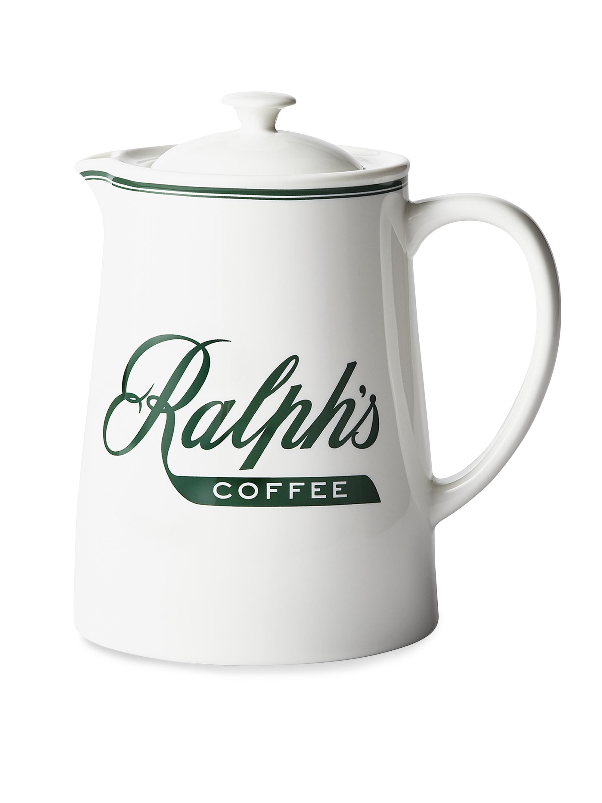 Ralph Lauren Ralph's Coffee Beverage Server - White Green