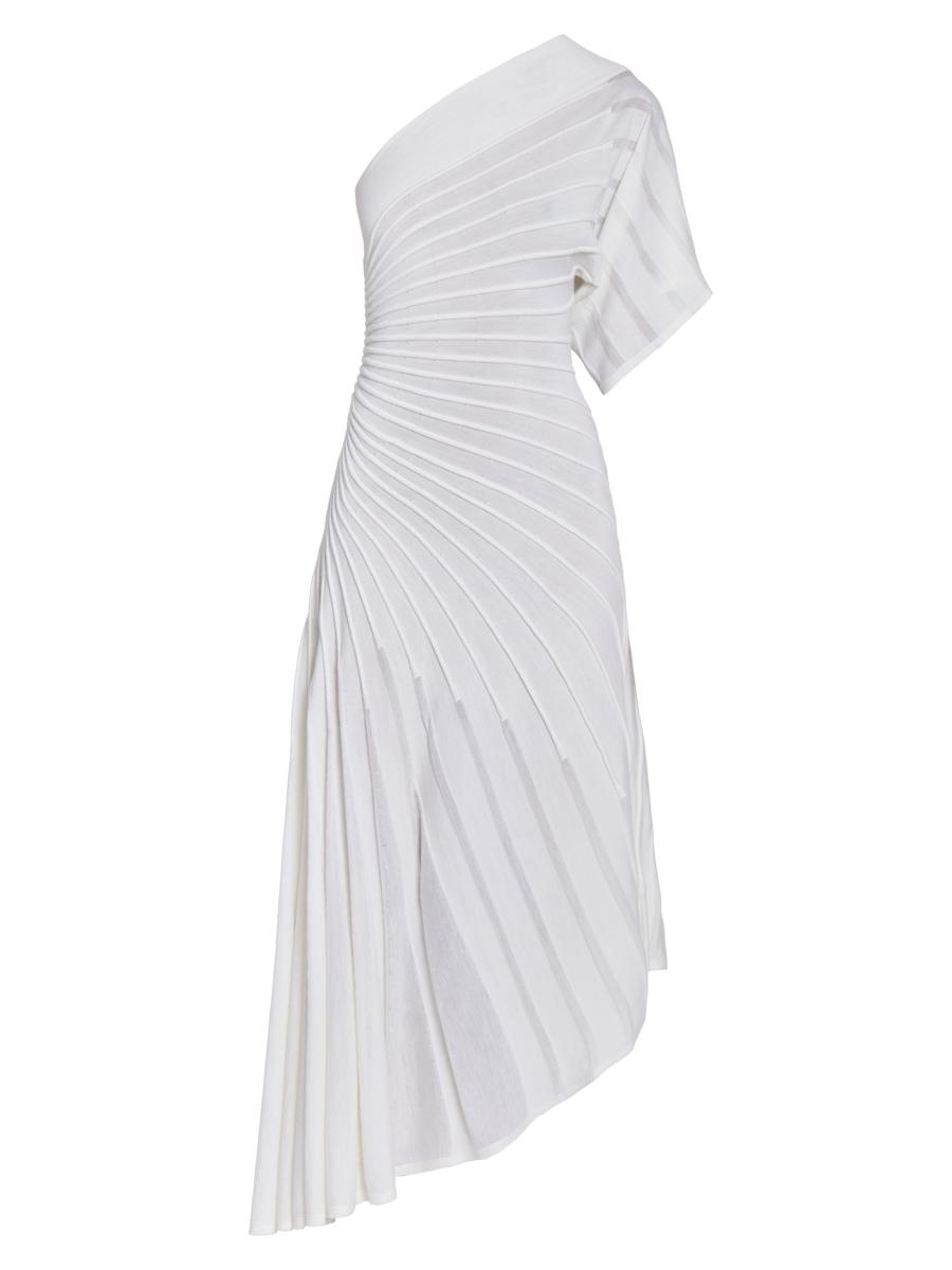 ワンピース Alaia Long crossover dress ALAIA Grommet Eyelet Crossover Halter Maxi Dress | Neiman Marcus