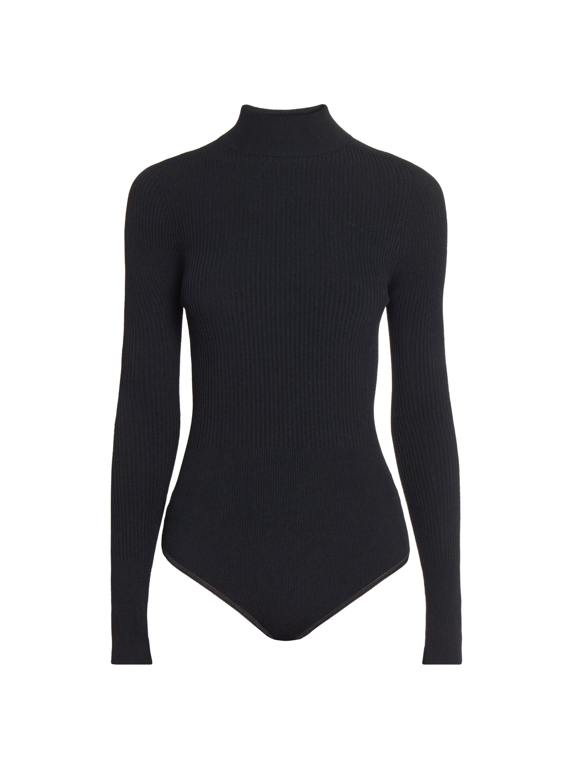 Maison Margiela Semi-Sheer Turtleneck Bodysuit | Saks Fifth