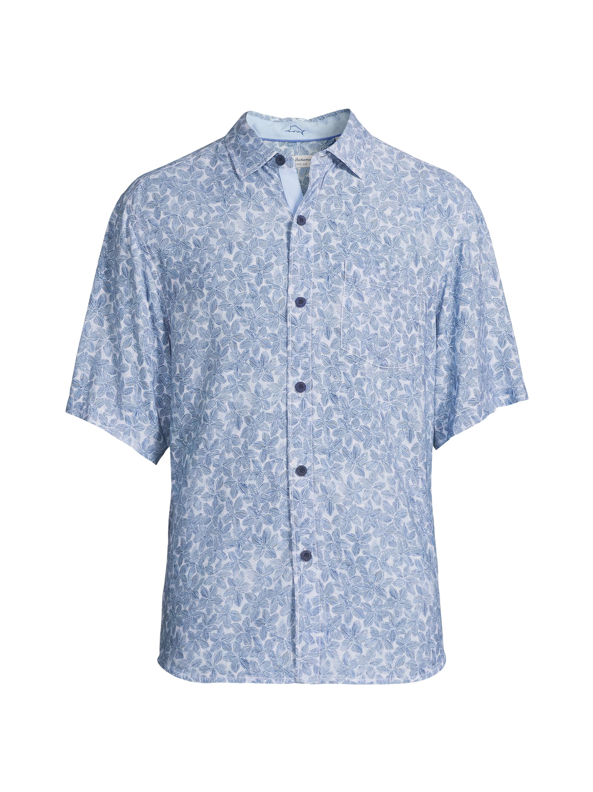 Tommy Bahama Men's Veracruz Cay Sand Dollar Shirt - Cloud Nine Blue