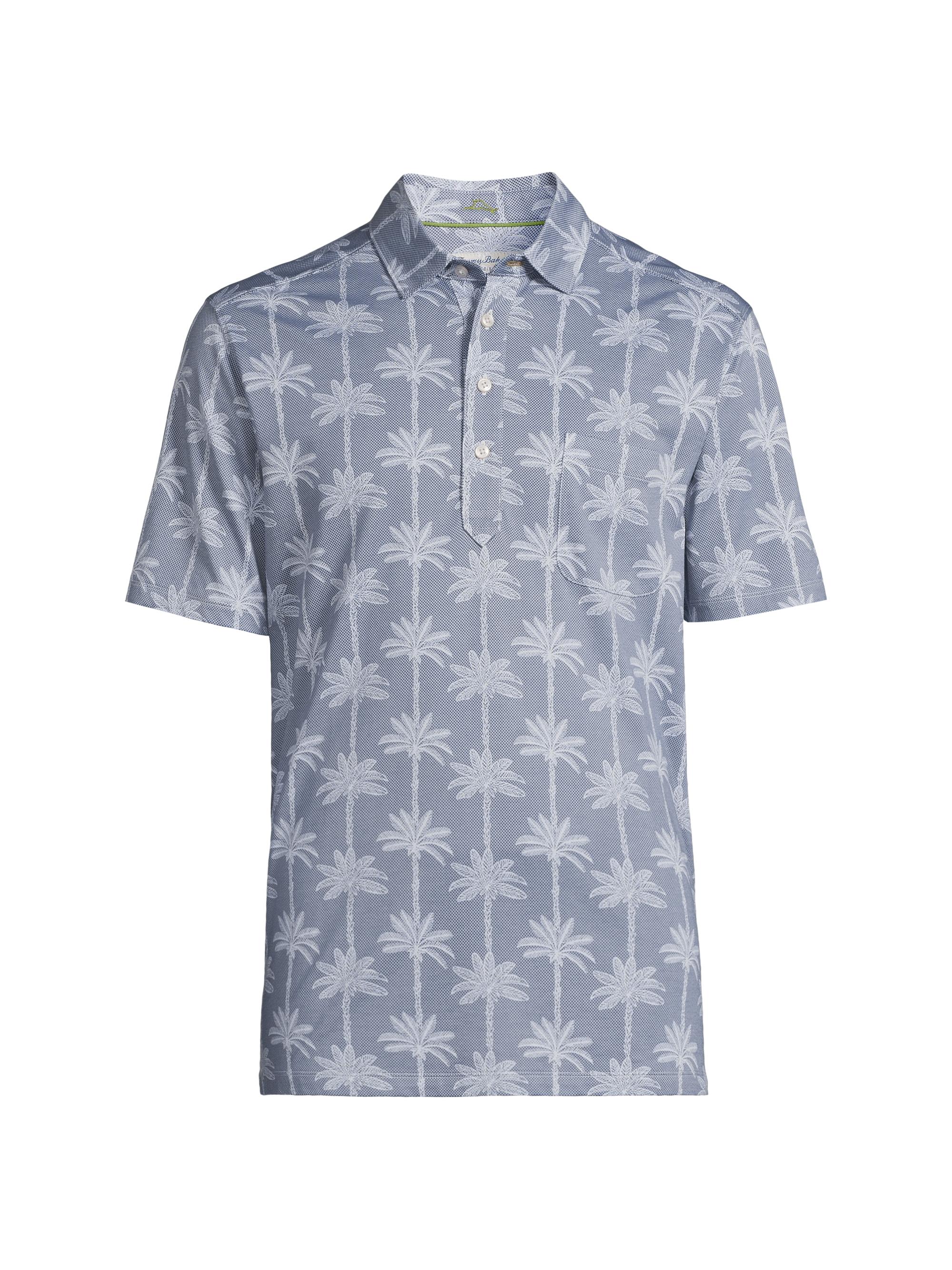 Tommy Bahama Men's San Lucio Palm Lane Polo Shirt - Blue Hawaiian
