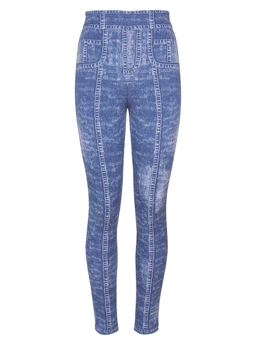 【関税＆送料込み】Balmain Leggings Clothing Balmain Trompe L'oeil Denim Leggings | Saks Fifth Avenue
