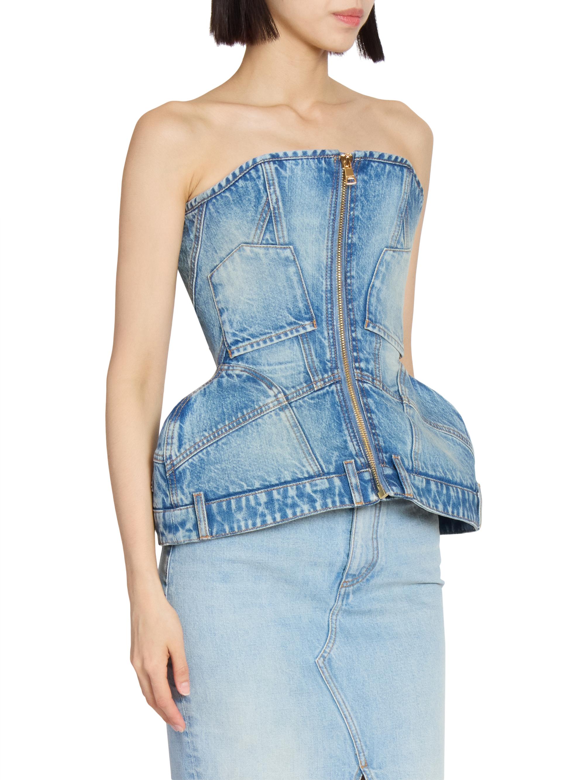 【EN NEUME】Bustier Design Blouse EN NEUME ブラウス シャツ Bustier Design Blouse レディース