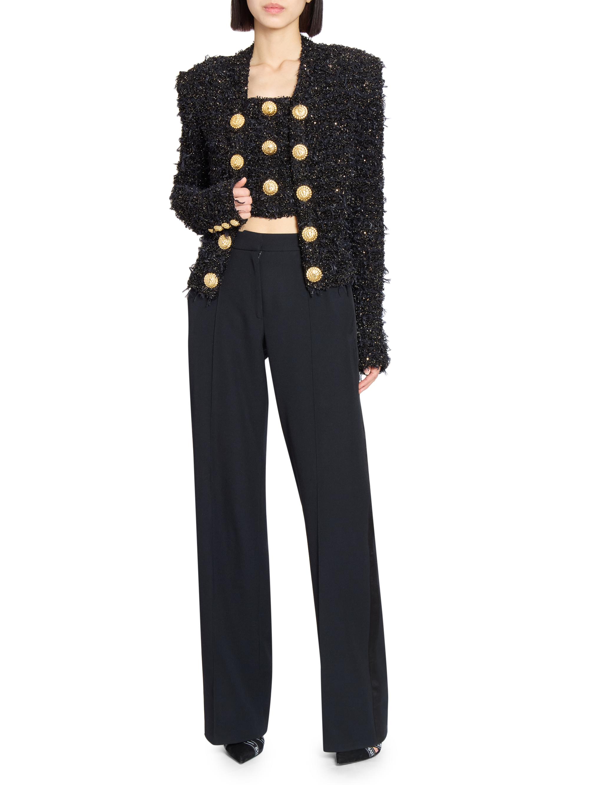 Balmain Metallic Tweed Jacket | Saks Fifth Avenue