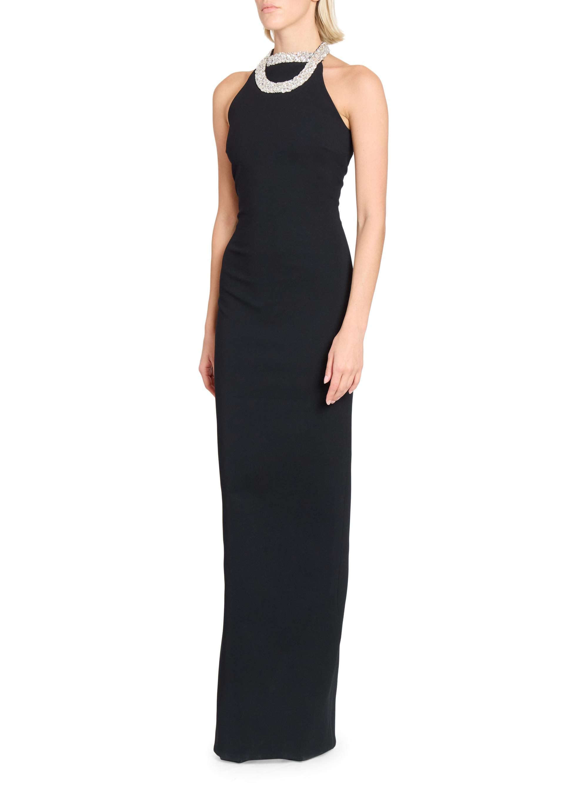 Balmain Embellished Halterneck Column Gown | Saks Fifth Avenue