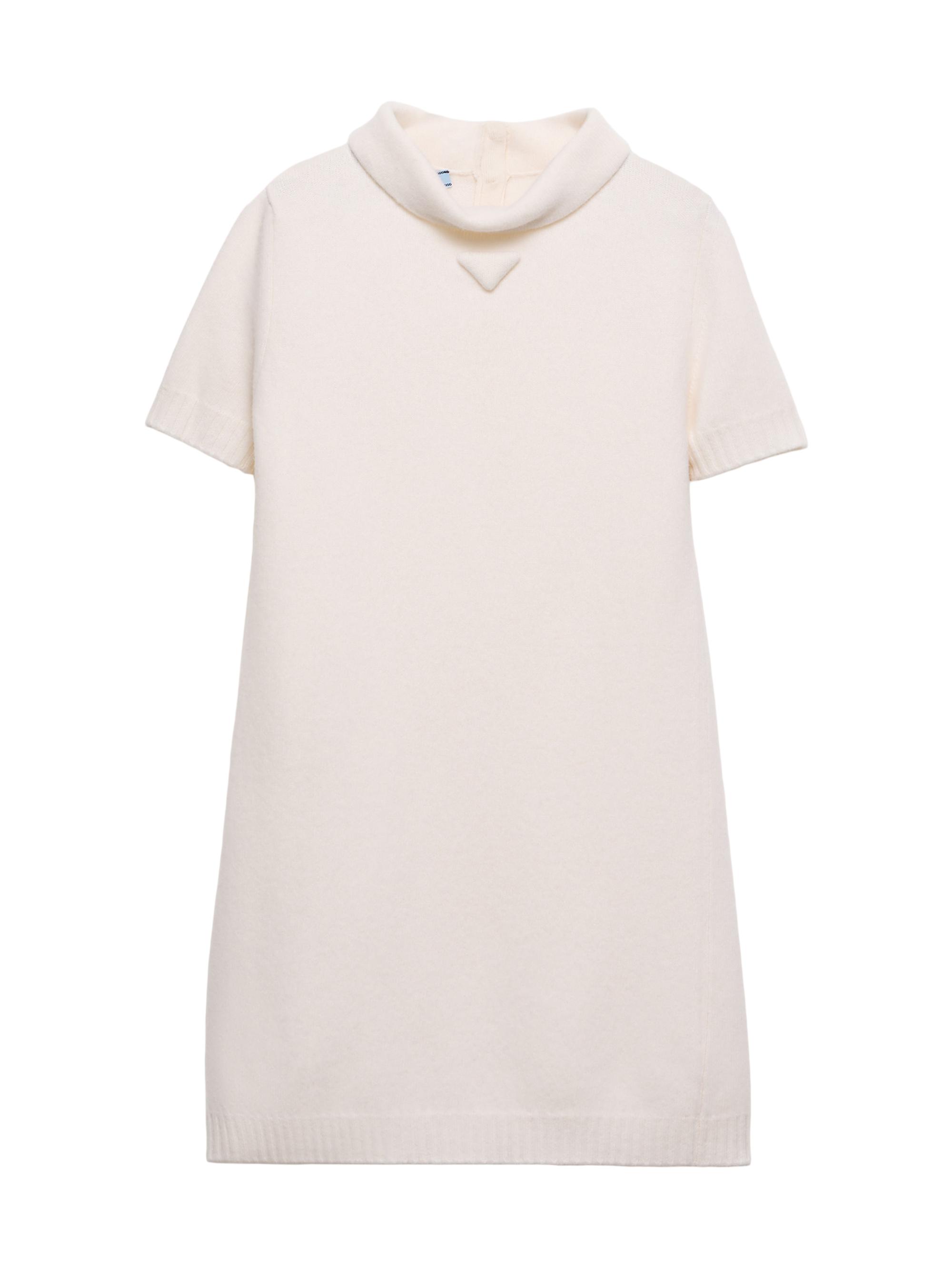 Prada Women's Wool Mini-Dress - White
