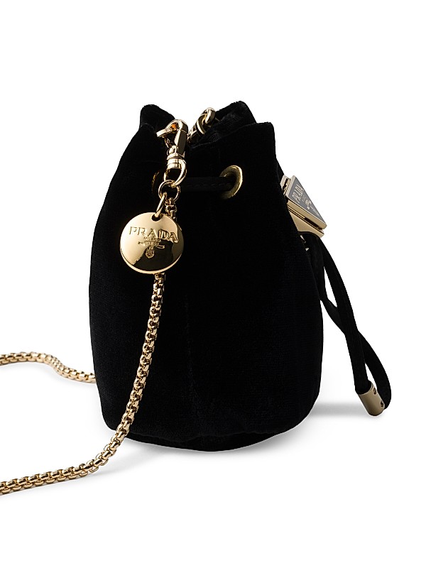 Shop Prada Velvet Mini Pouch | Saks Fifth Avenue Shop Prada Velvet Mini Pouch | Saks Fifth Avenue