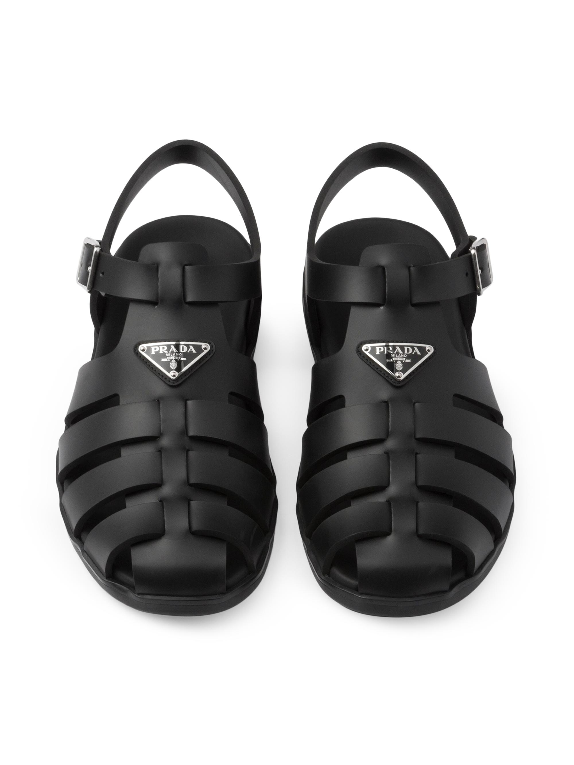 Prada Rubber Fisherman Sandals | Saks Fifth Avenue
