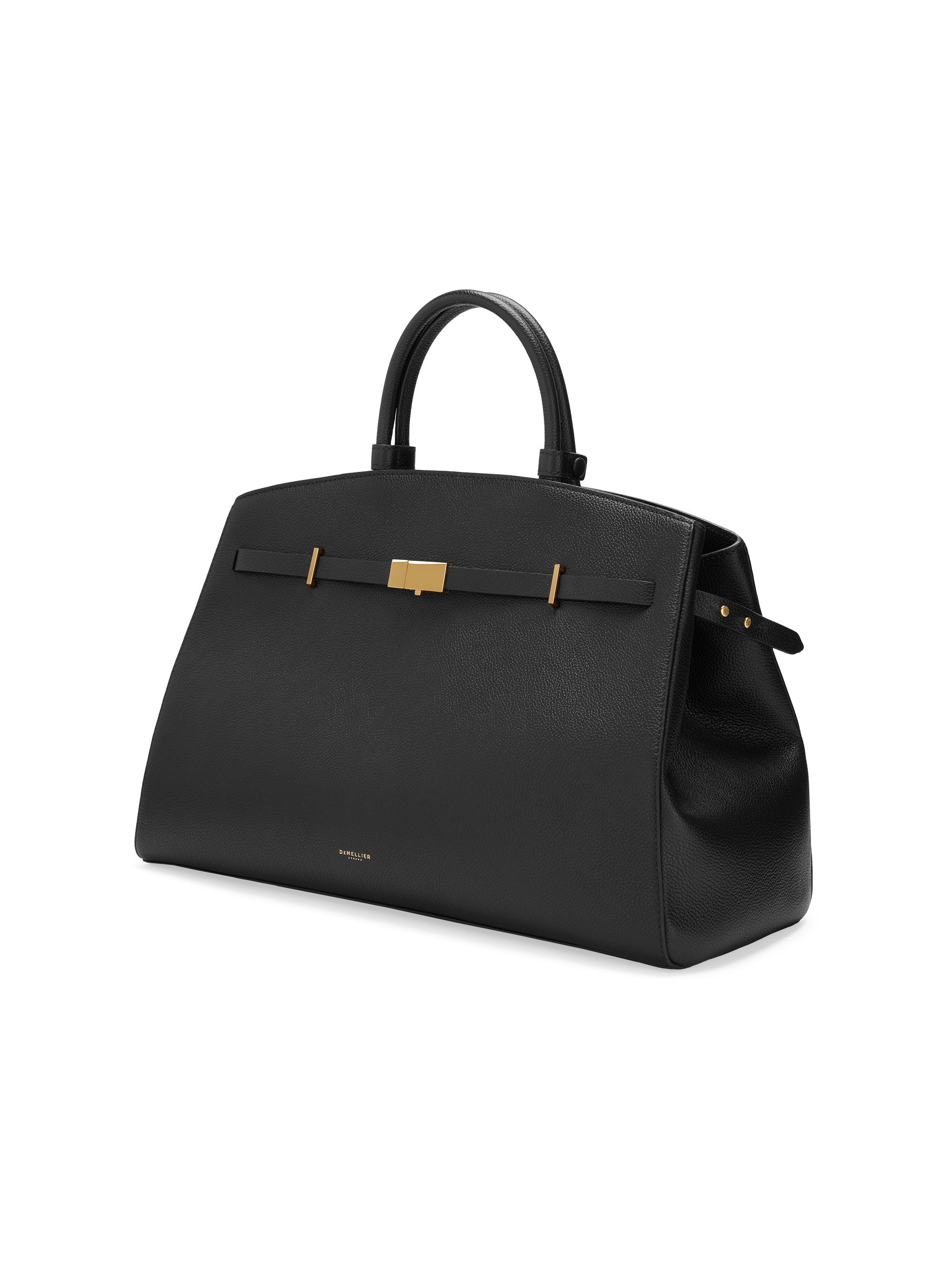 DeMellier Hudson Grained Leather Top Handle Bag | Saks Fifth Avenue