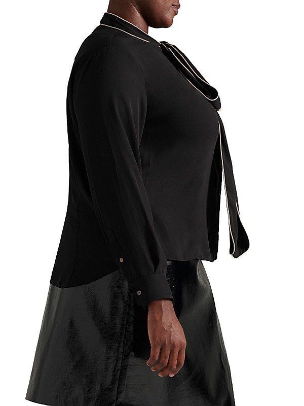 Shop Pari Passu Pauline Pussy Bow Blouse | Saks Fifth Avenue Shop Pari Passu Pauline Pussy Bow Blouse | Saks Fifth Avenue