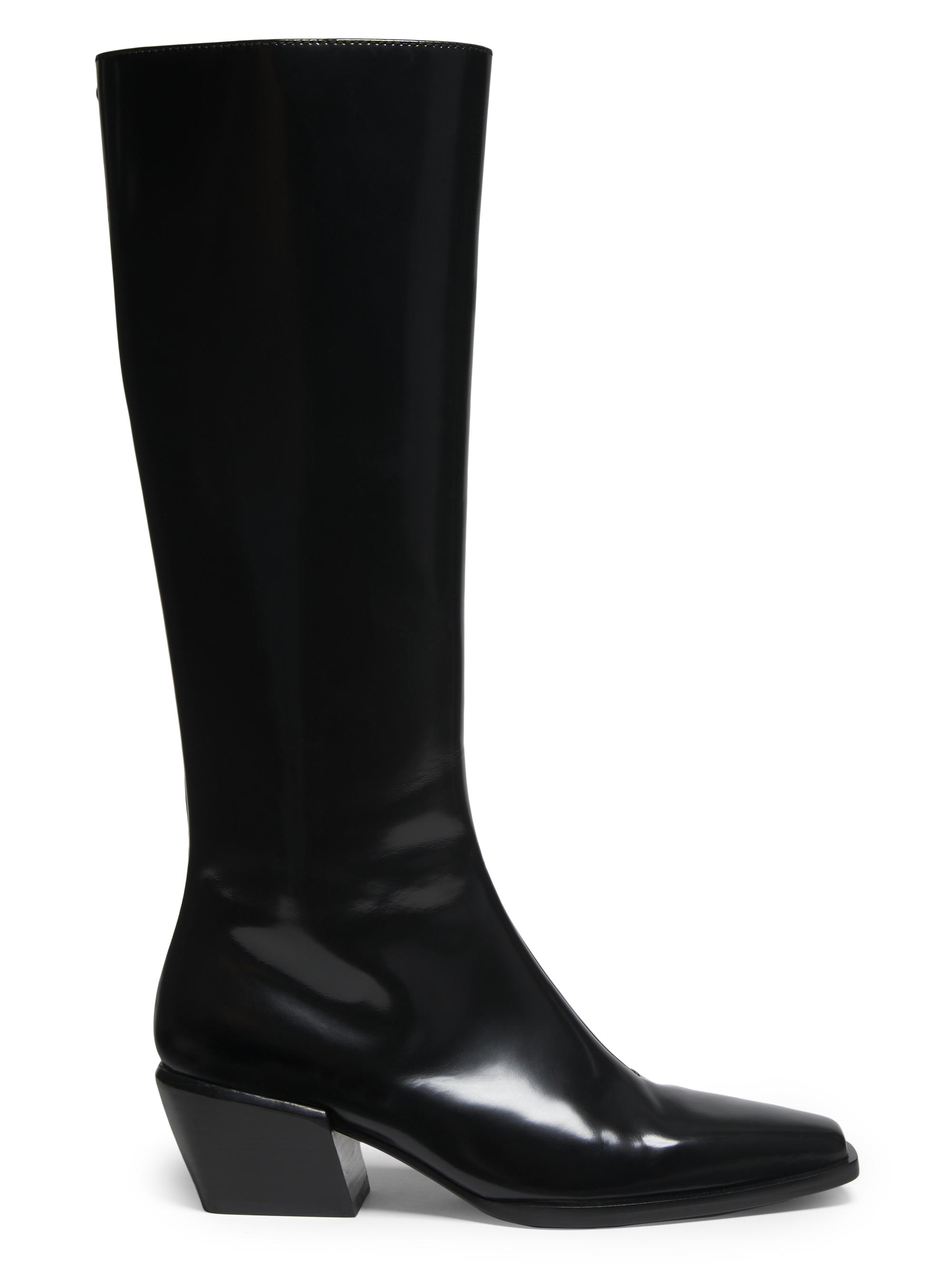 rag & bone Women's Joni 50MM Leather Knee-High Boots - Black