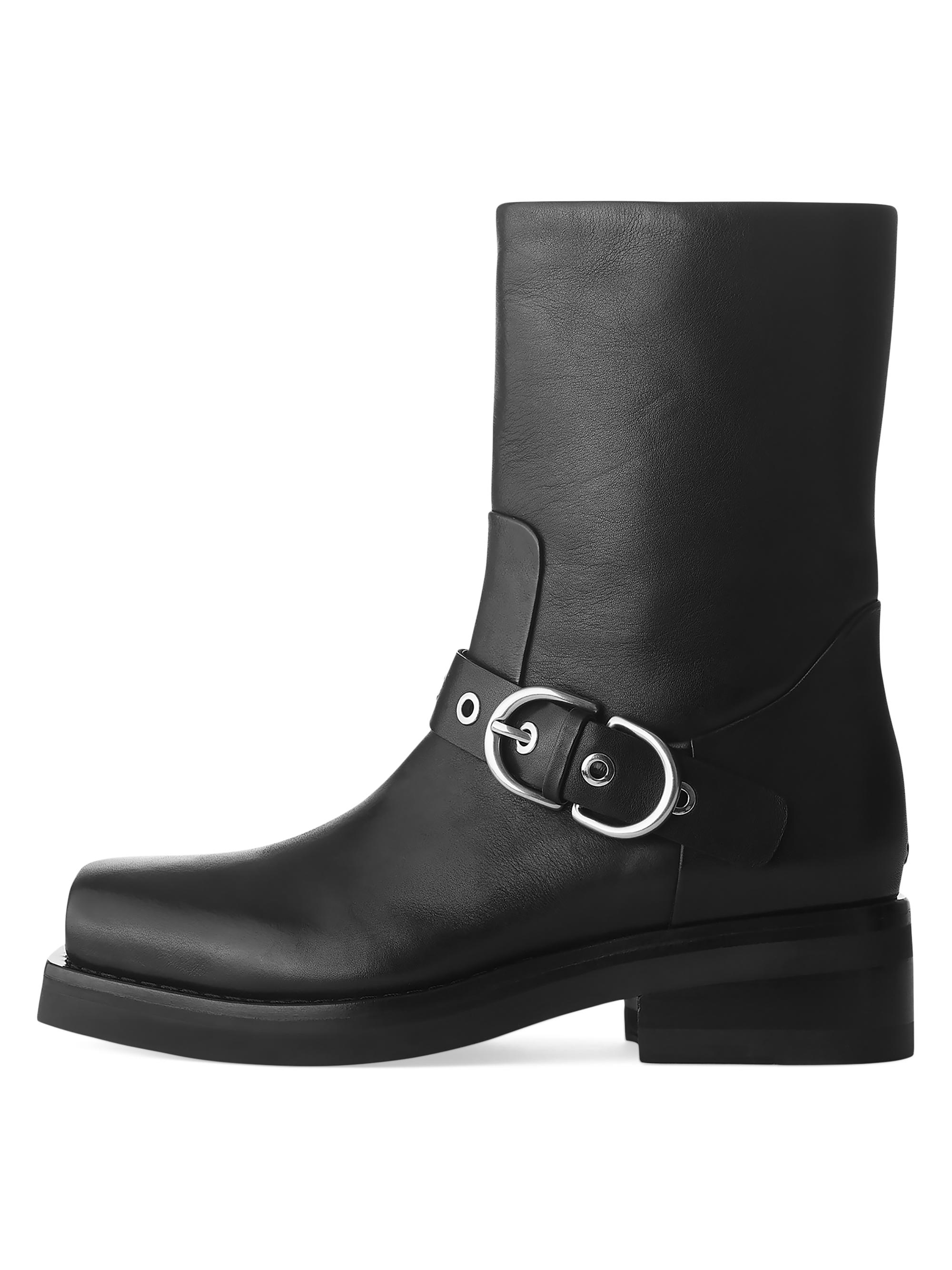 rag & bone Women's Jax Moto Buckle Boots - Black