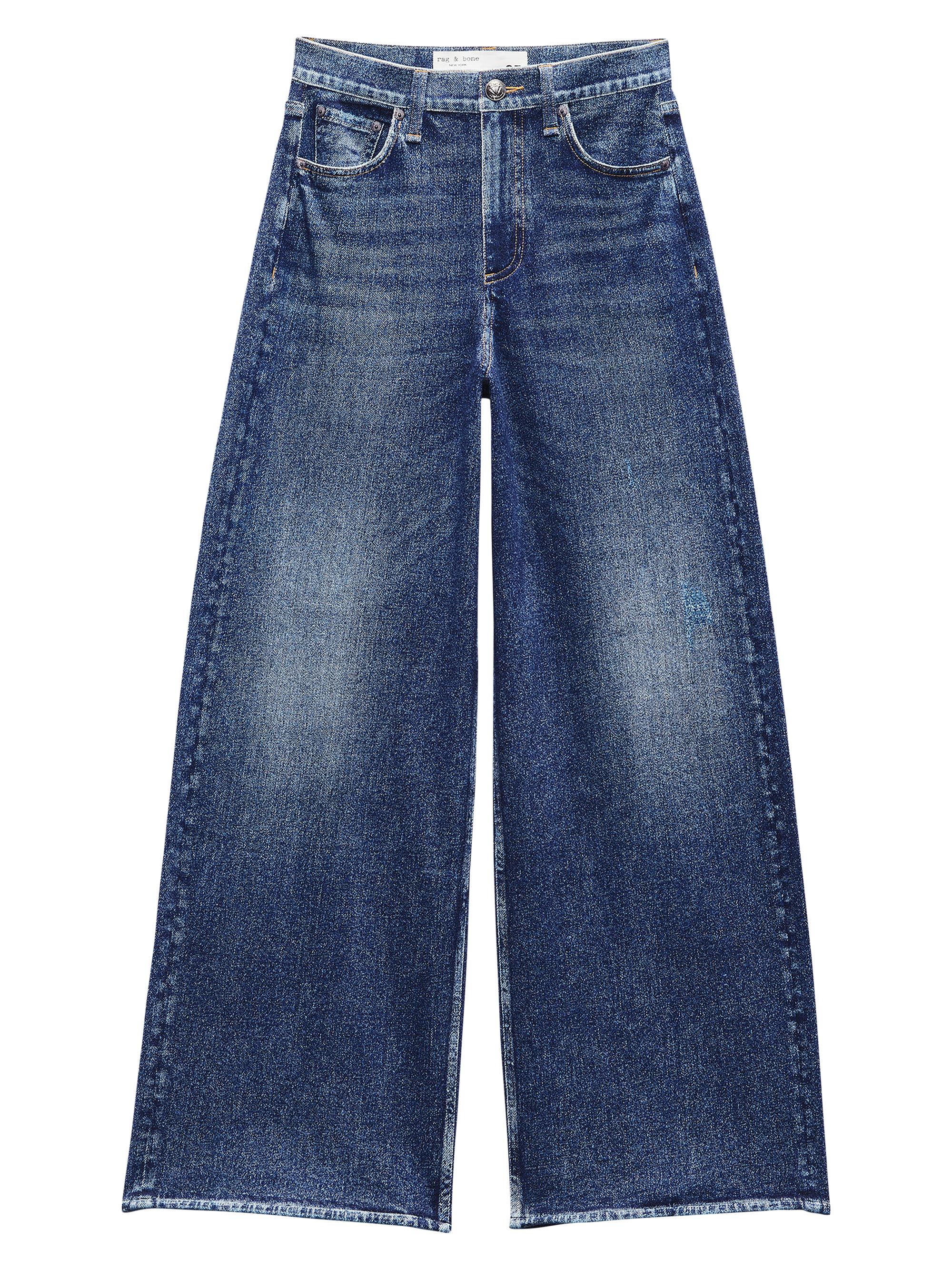 rag & bone Women's Miramar Terry Sofie Wide-Leg Pants - Grove