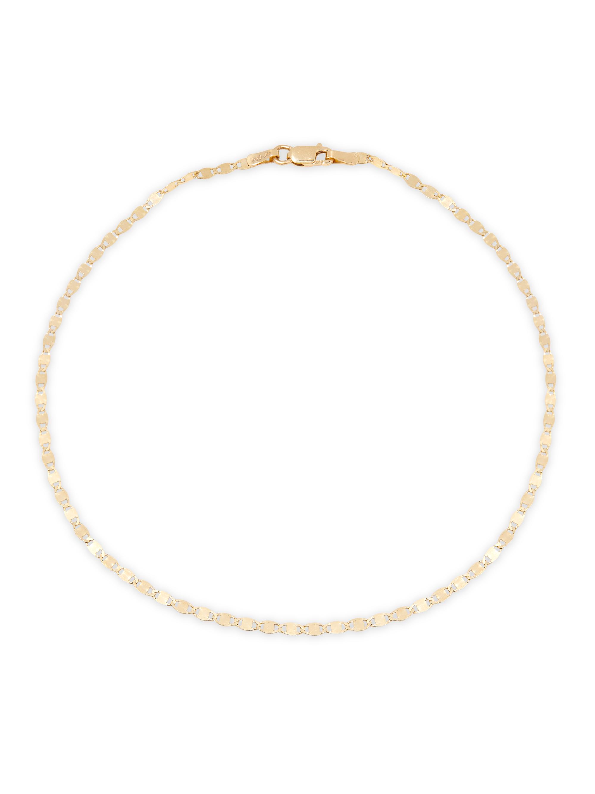 brook & york Women's Mara 14K Yellow Gold Mariner Chain Anklet - Gold