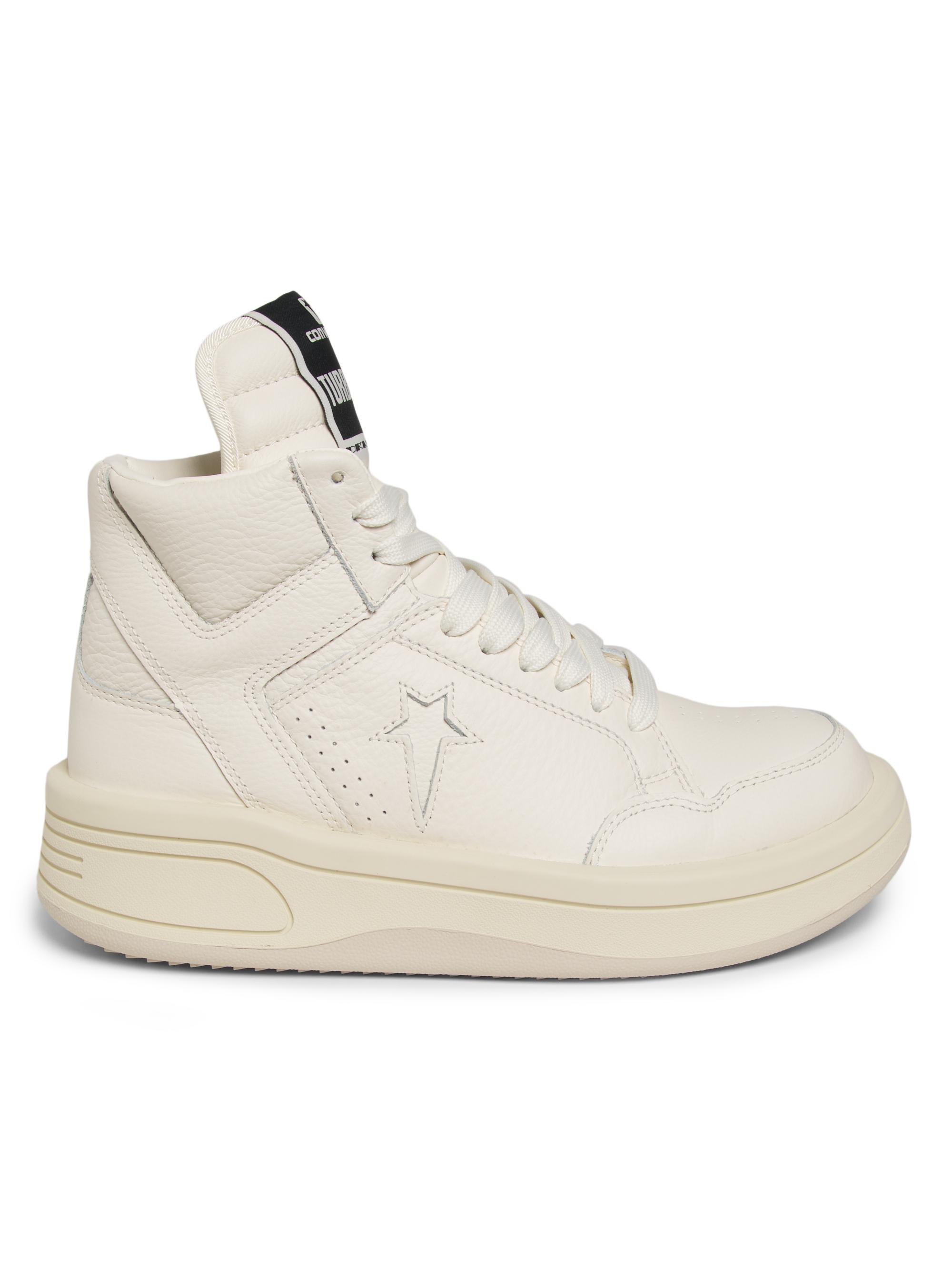 DRKSHDW by Rick Owens Converse x DRKSHDW TURBOWPN Leather Sneakers