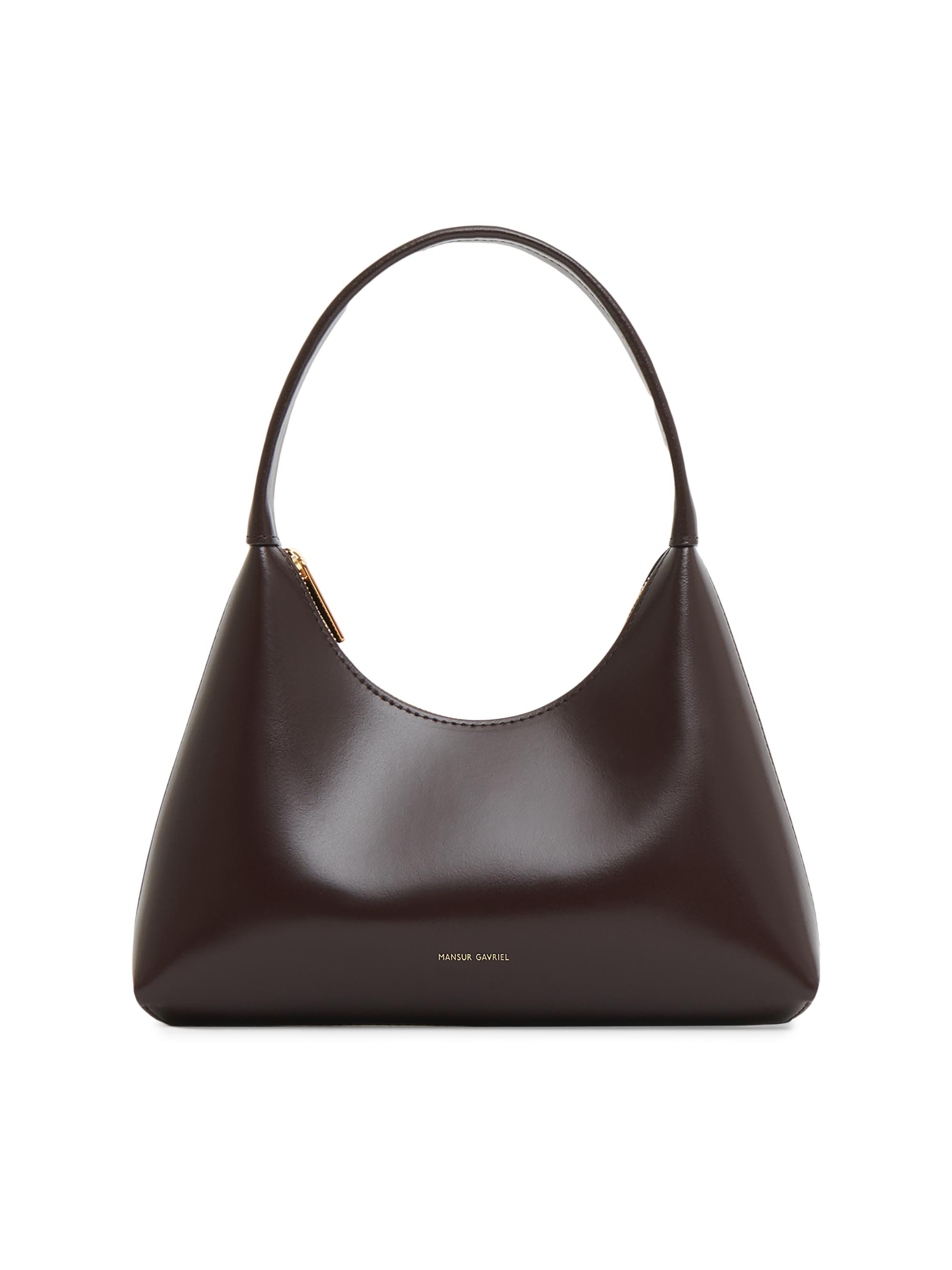 Mansur Gavriel Women's Mini Candy Leather Top Handle Bag - Aubergine