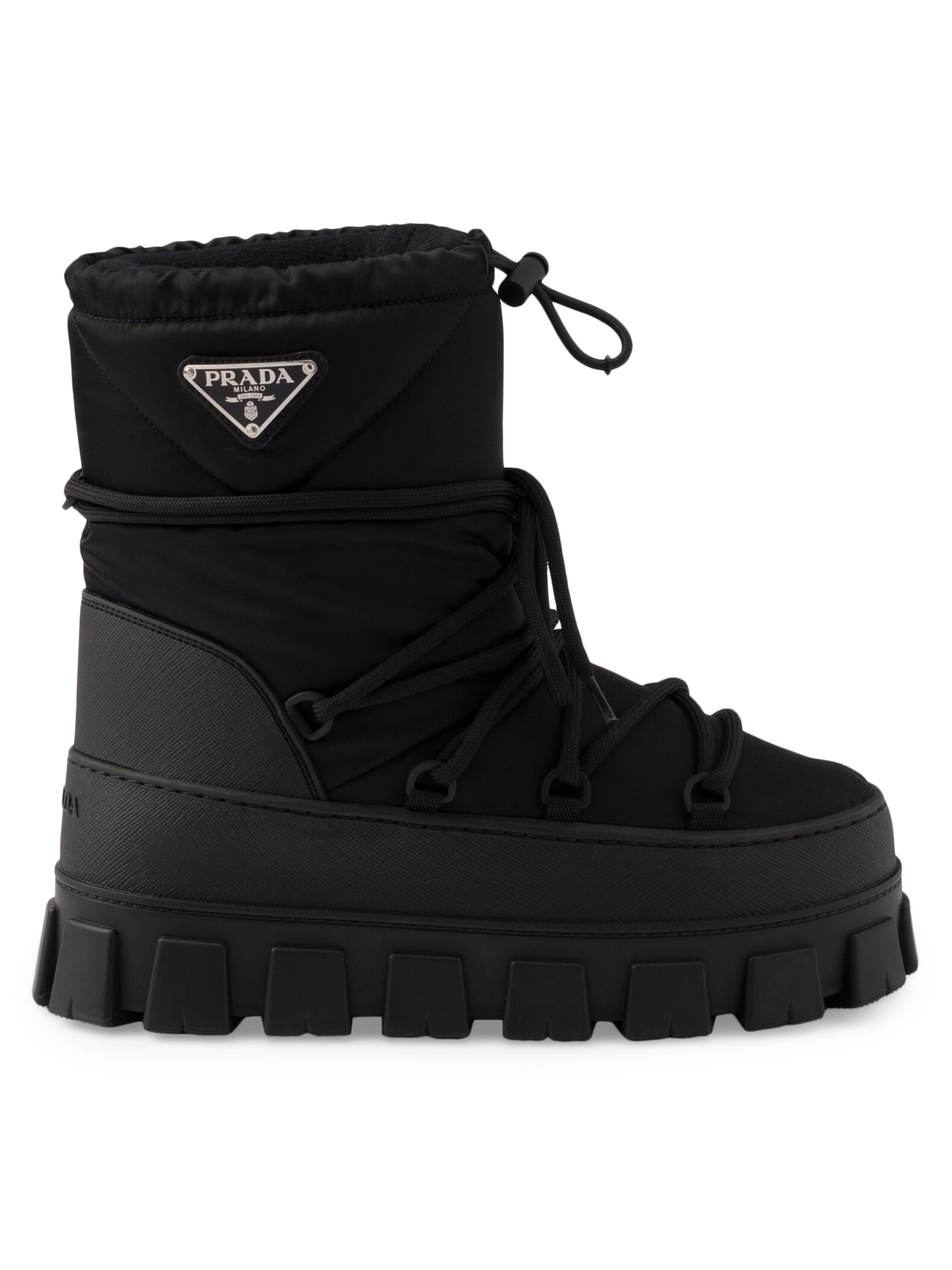 Prada Shearling Après Ski Booties | Saks Fifth Avenue