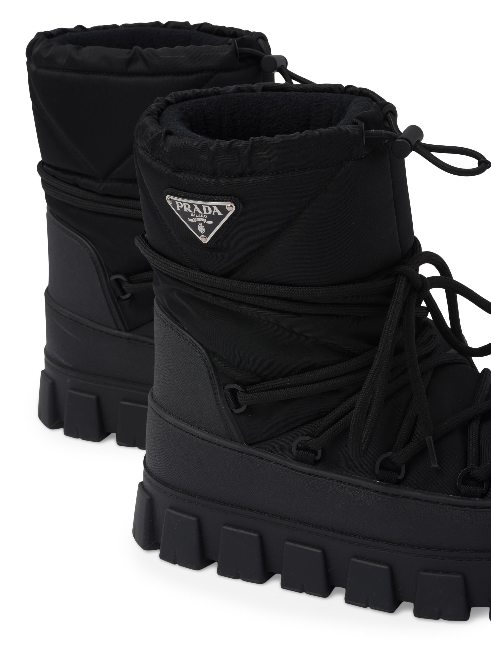 Prada Re-Nylon Gabardine Apres-Ski Boots | Saks Fifth Avenue