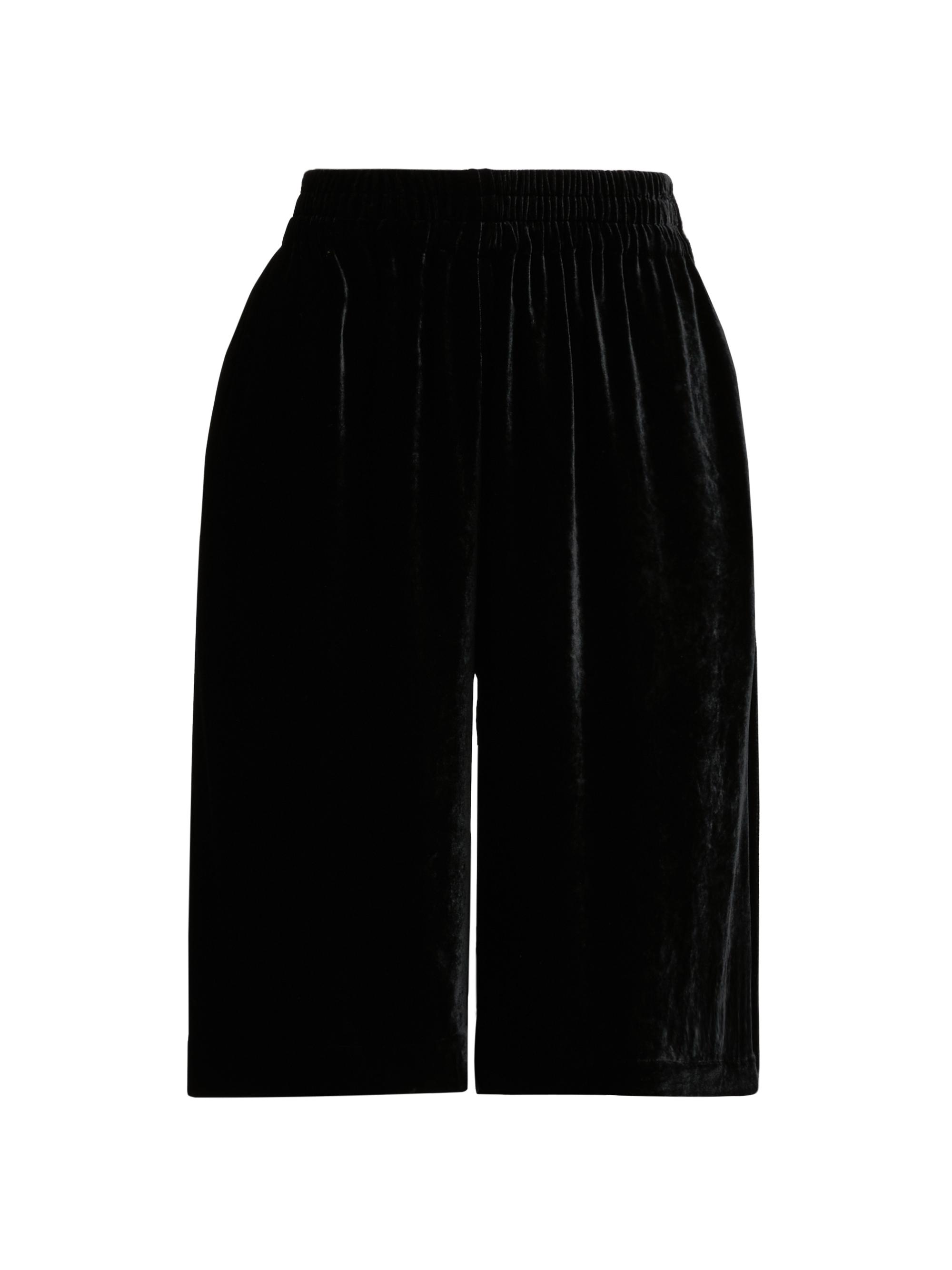 Chloé Women's Velvet Pull-On Shorts - Black