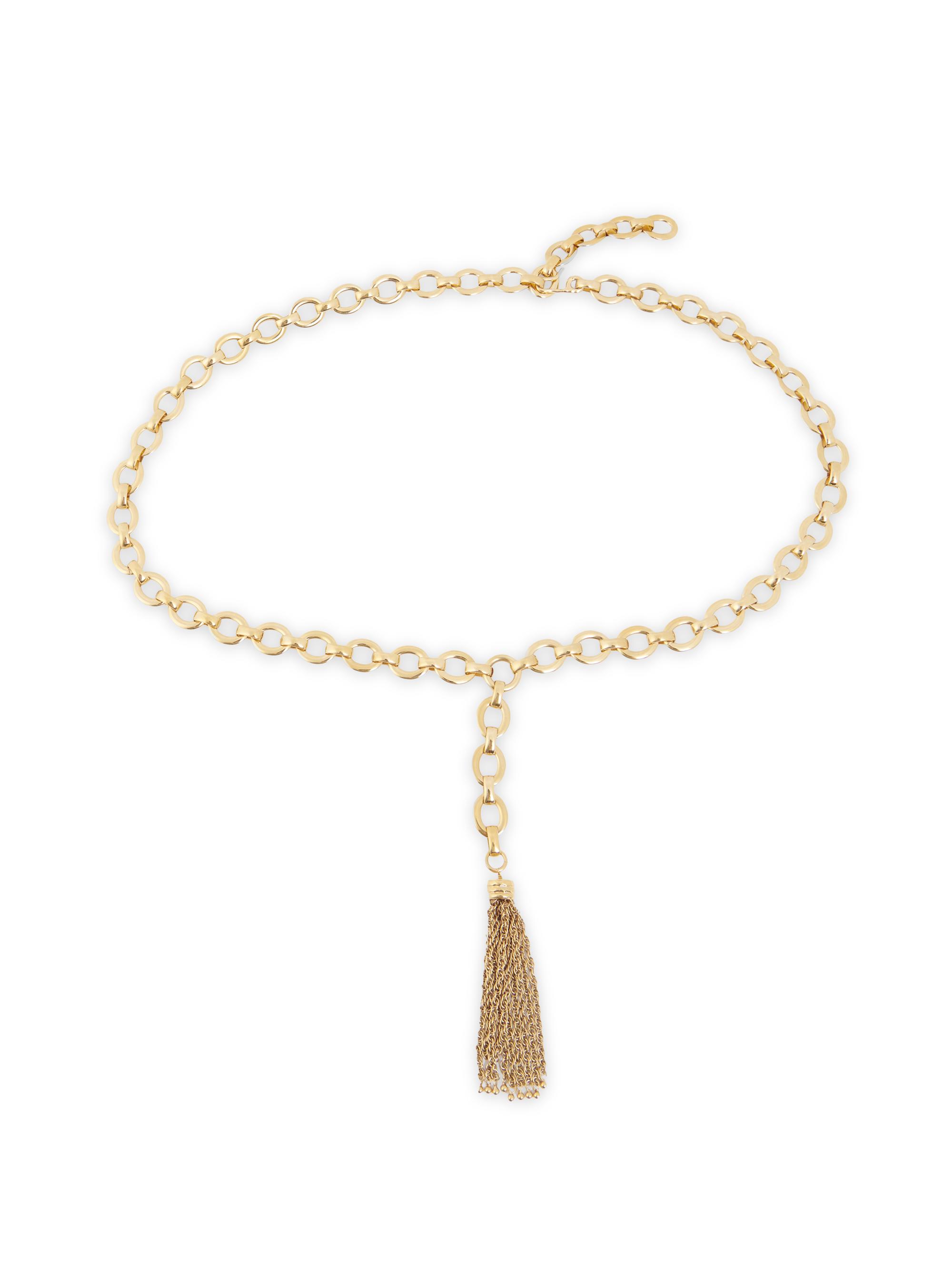 Chloé Women's Goldtone Tasseled Chain Belt - Vintage Gold