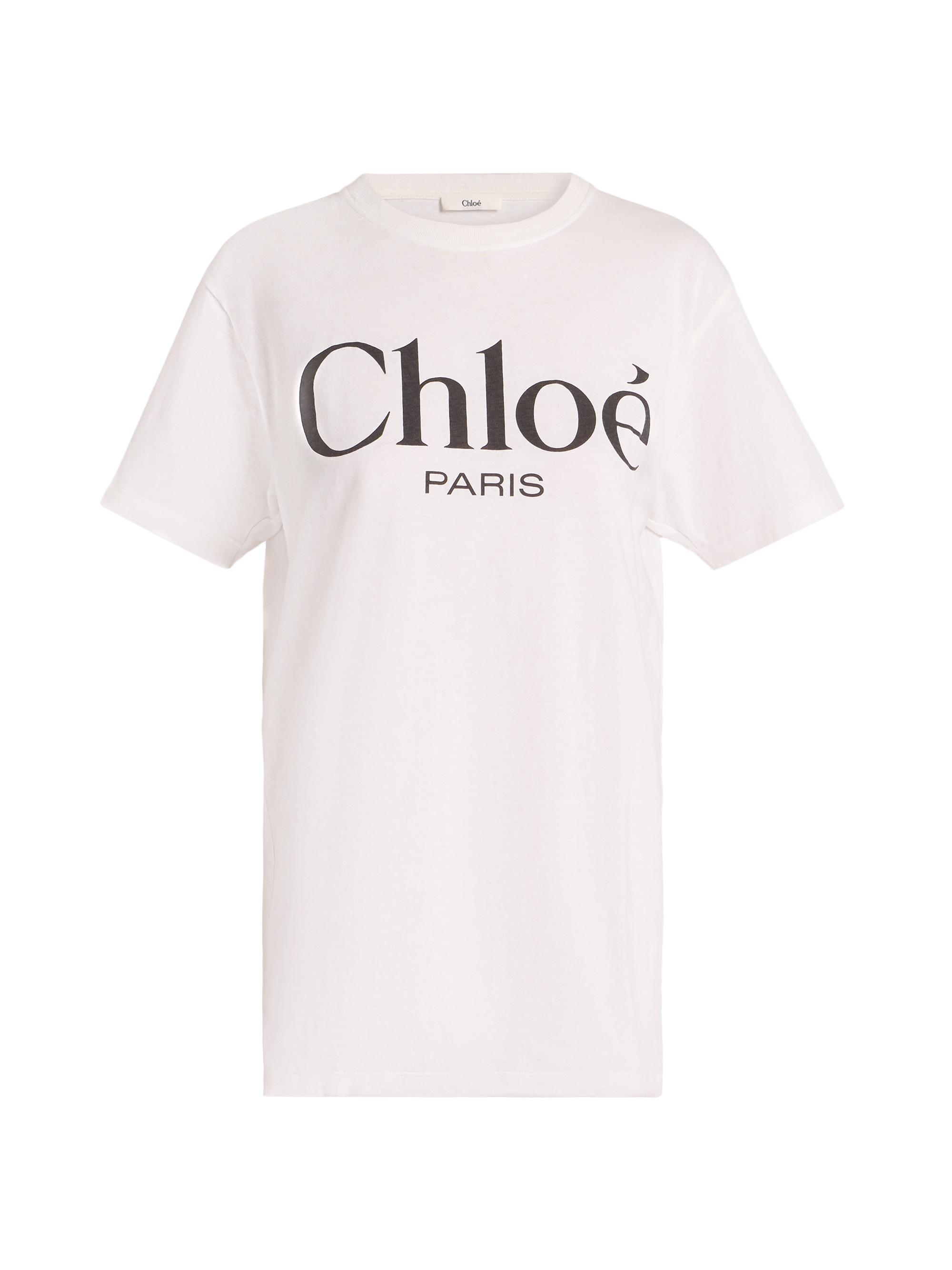 Chloé Women's Logo Cotton T-Shirt - White