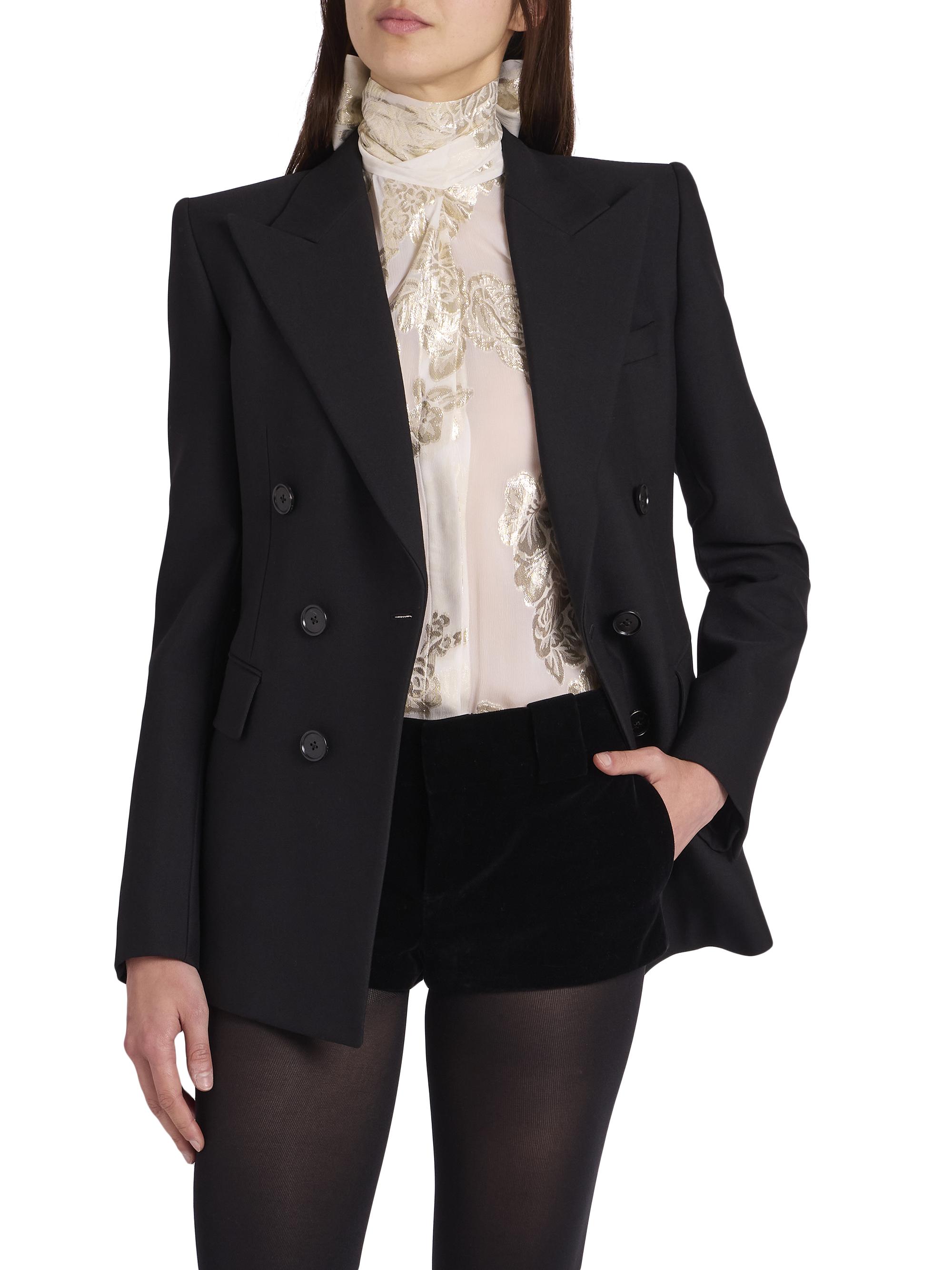 Chloé Wool Double-Breasted Blazer | Saks Fifth Avenue