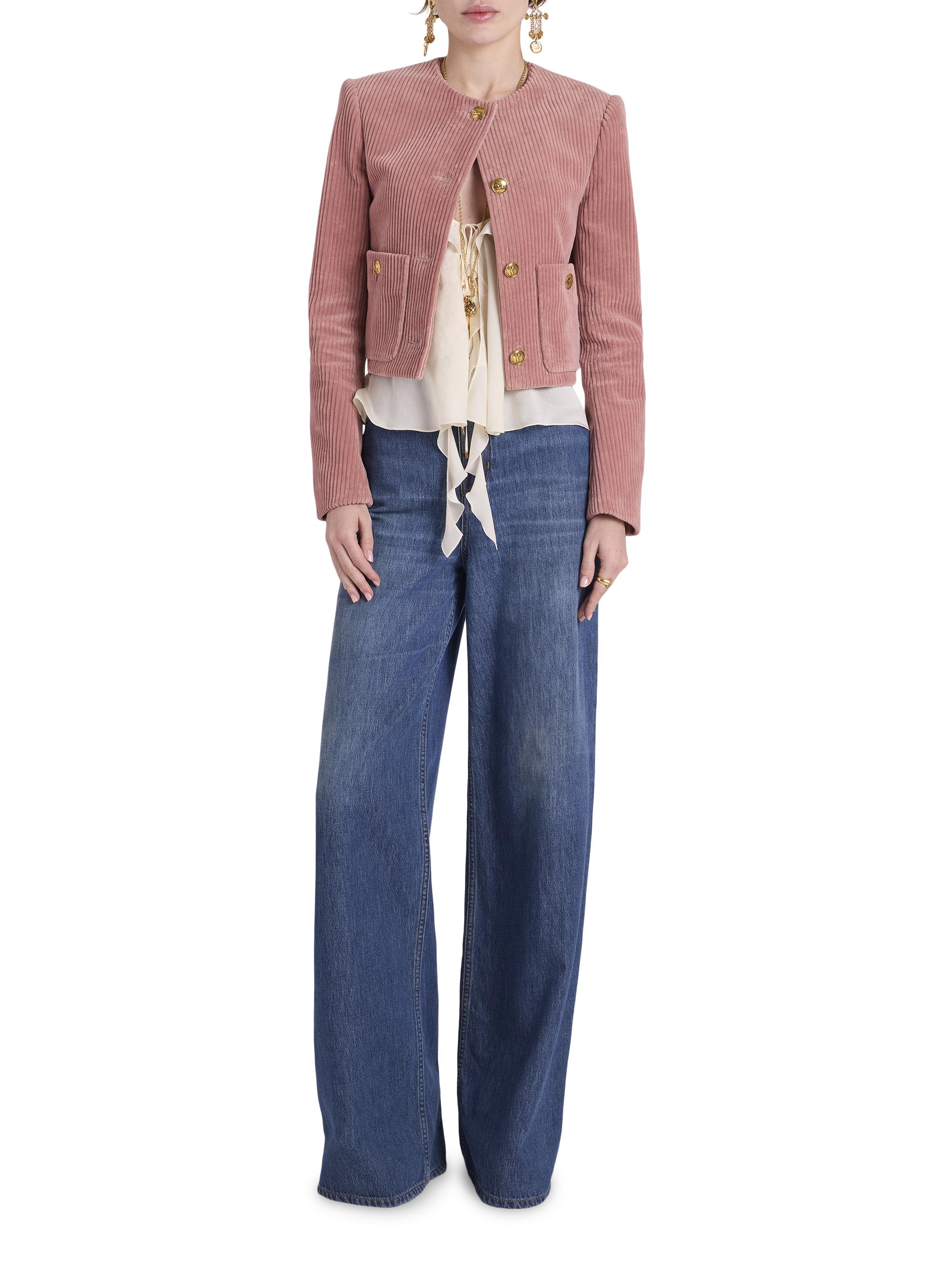 Chloé Corduroy Cropped Jacket | Saks Fifth Avenue