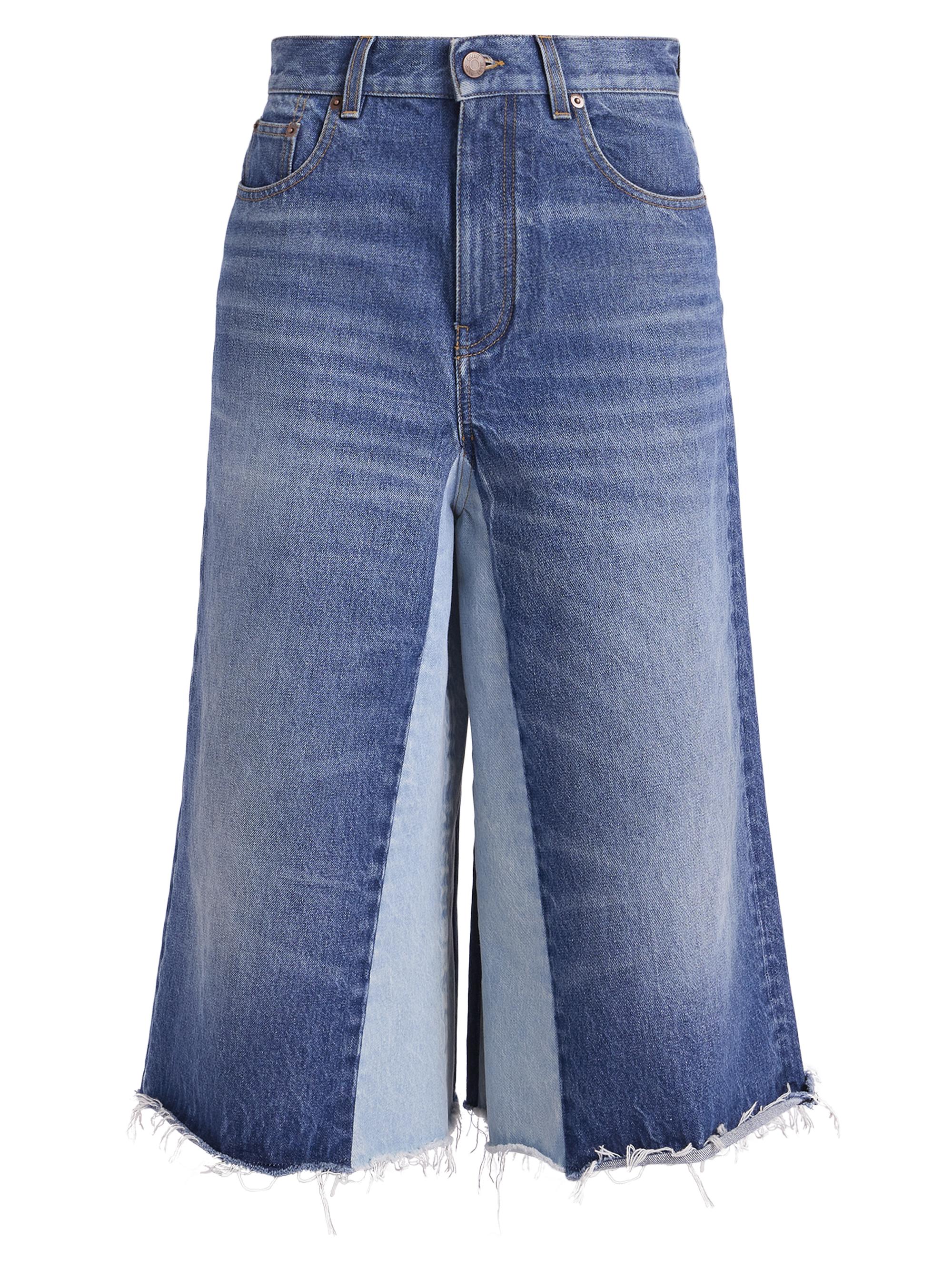 パンツ jentlouis Bicolor Semi-Flare Denim パンツ jentlouis