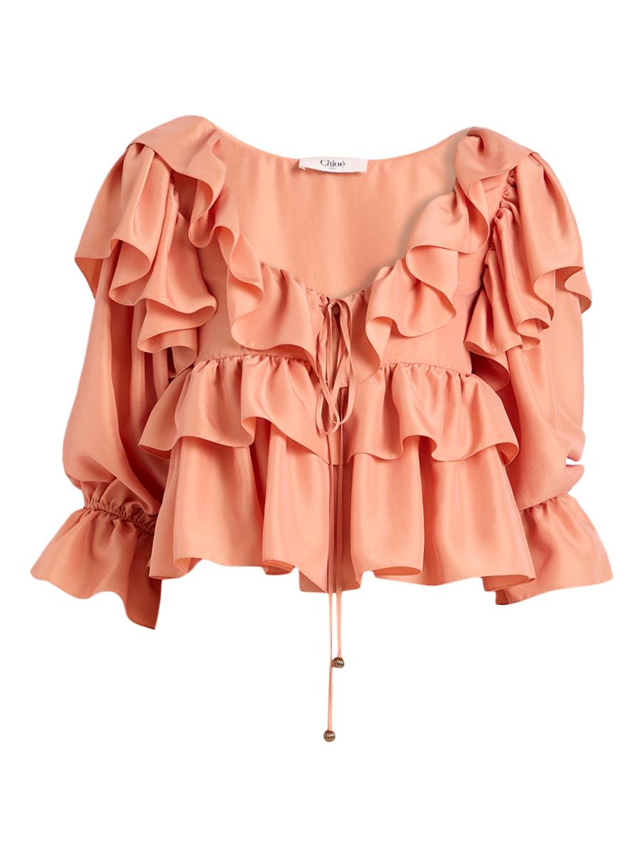Chloe シルクシャツ Chlo シャツ - ホワイト - シルク - Sézane