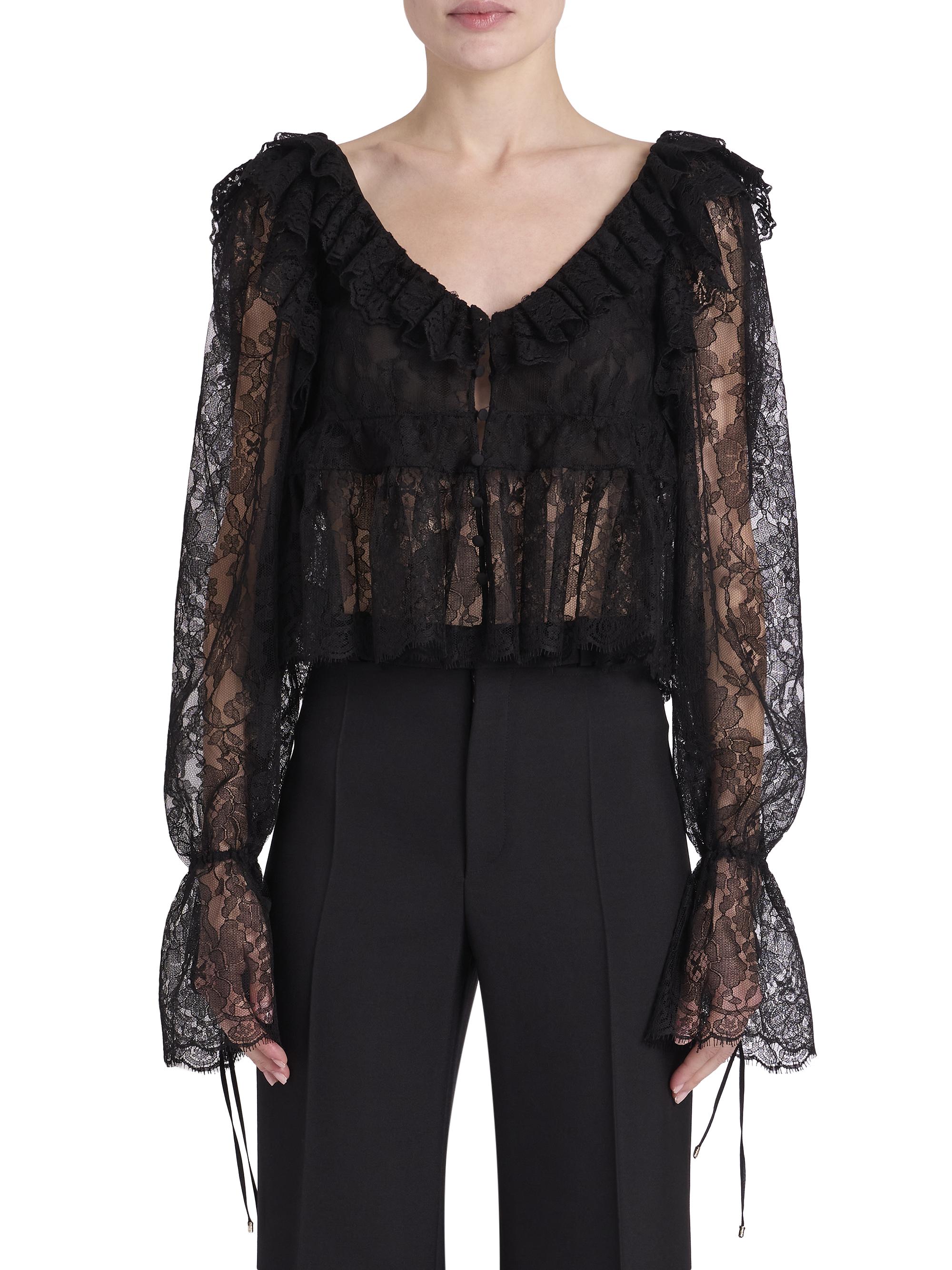 ［完売商品］Vneck lace blouse V-Neck Lace Blouse | White House Black Market