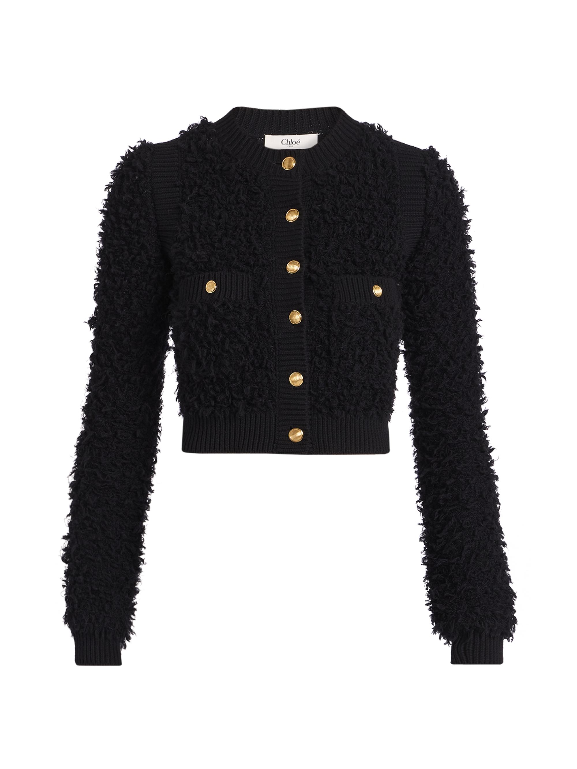 Chloé Wool-Blend Knit Cardigan | Saks Fifth Avenue