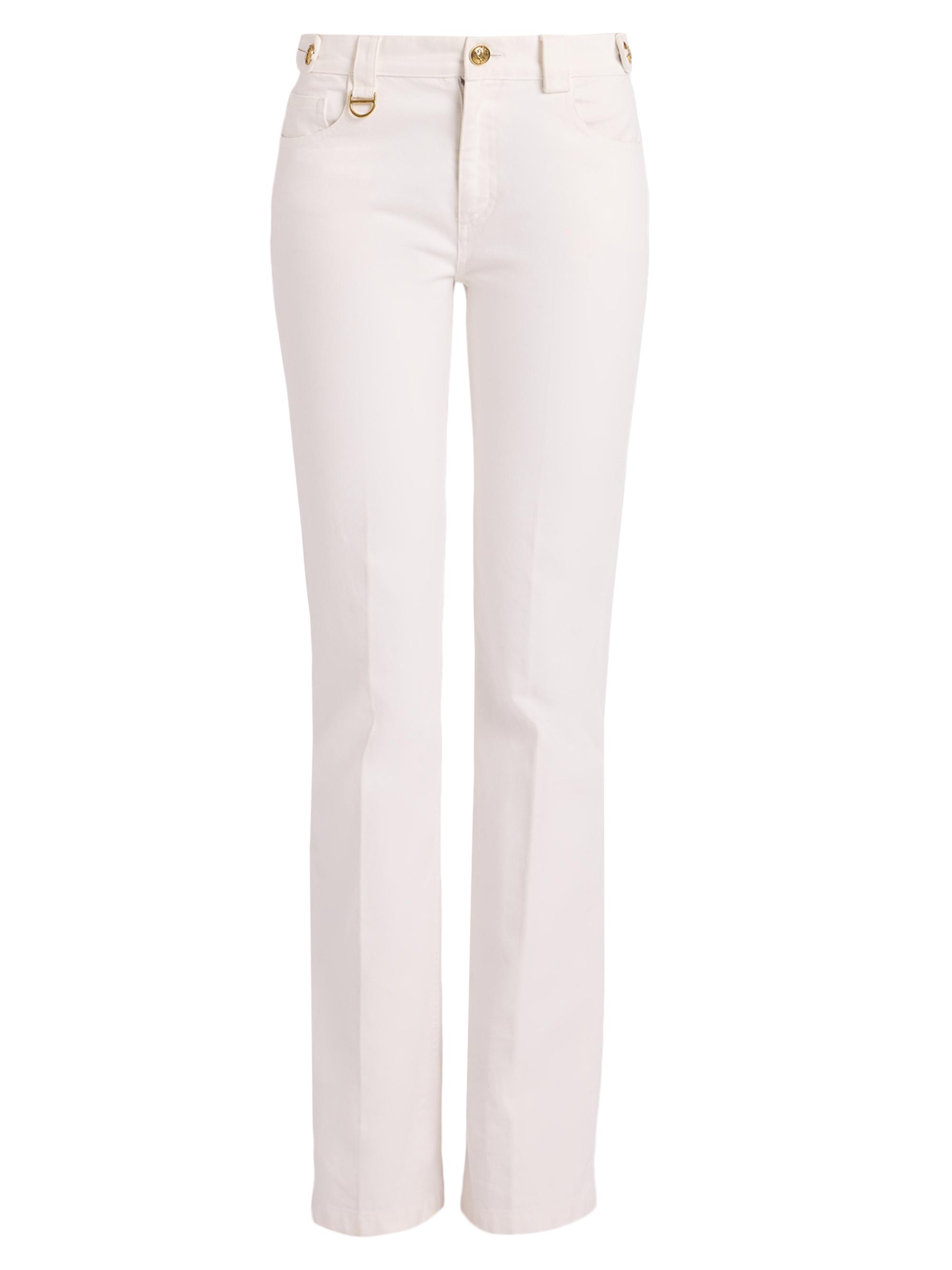 Chloé Women's High-Rise Slim Jeans - Iconic Milk