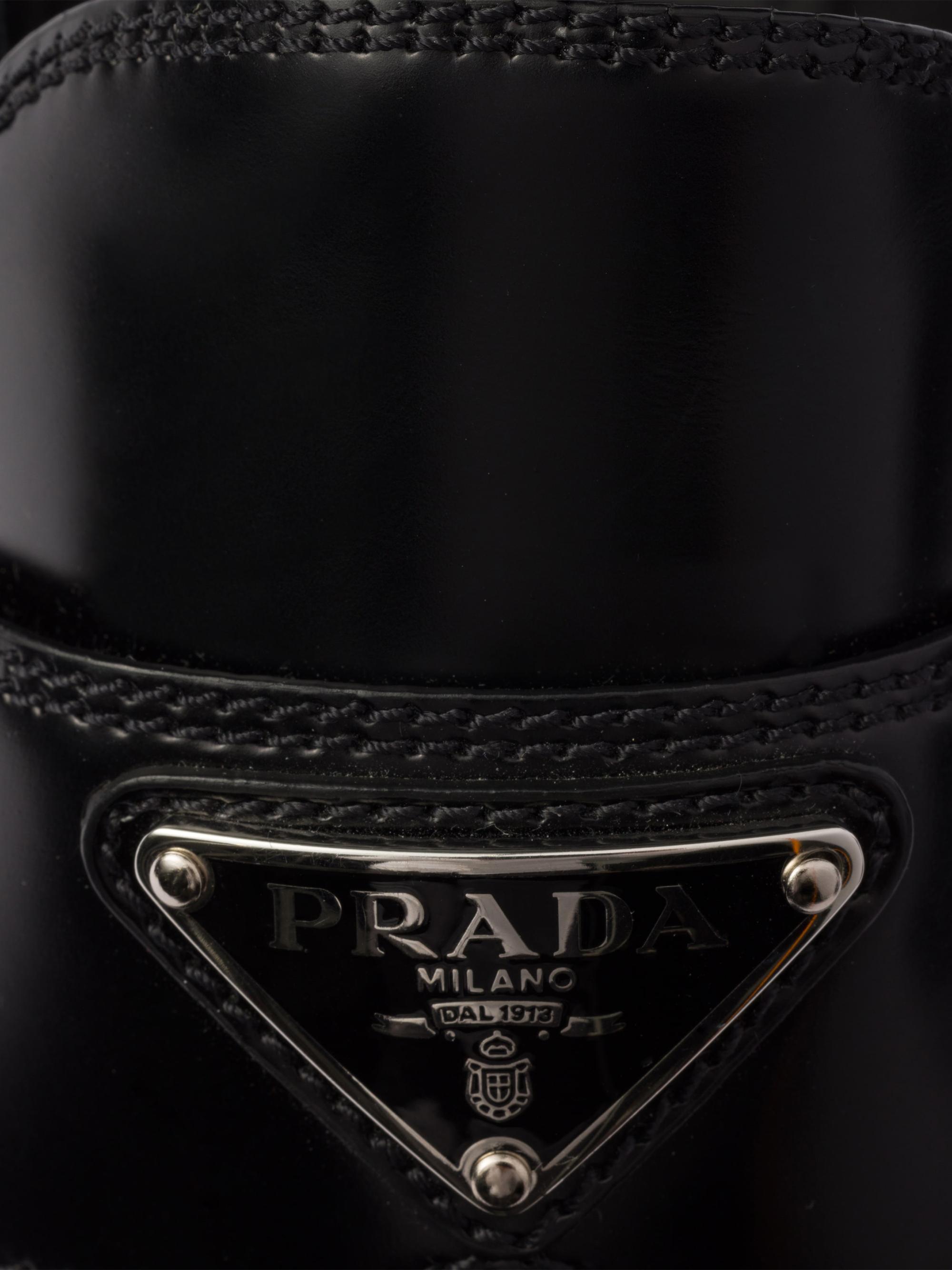 ラムチョコちーずさん専用PRADA ブーツ23cm(35.5)牛革/3U5360 PRADA